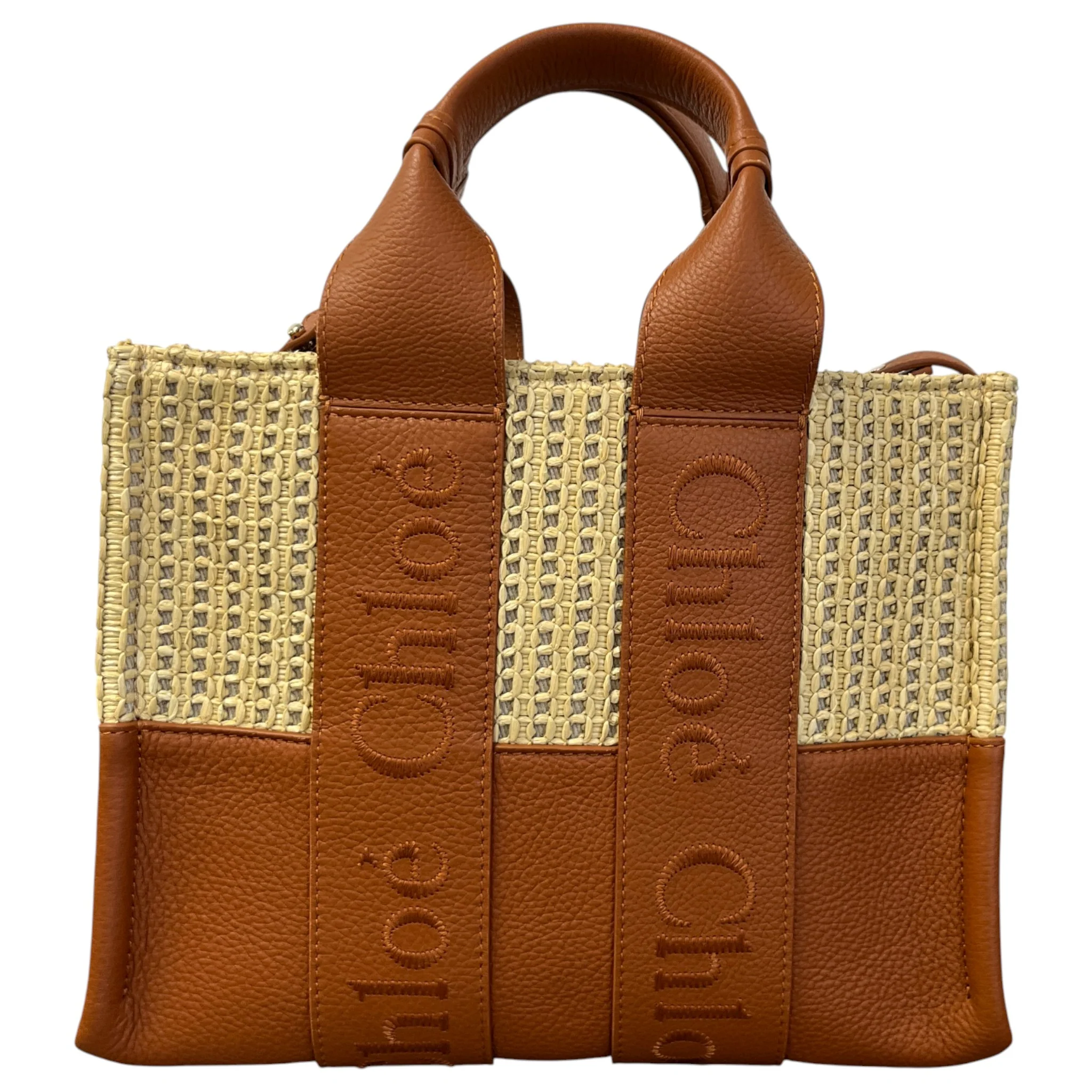 Women's Small Woody Tote Handbag Brown - Image 3