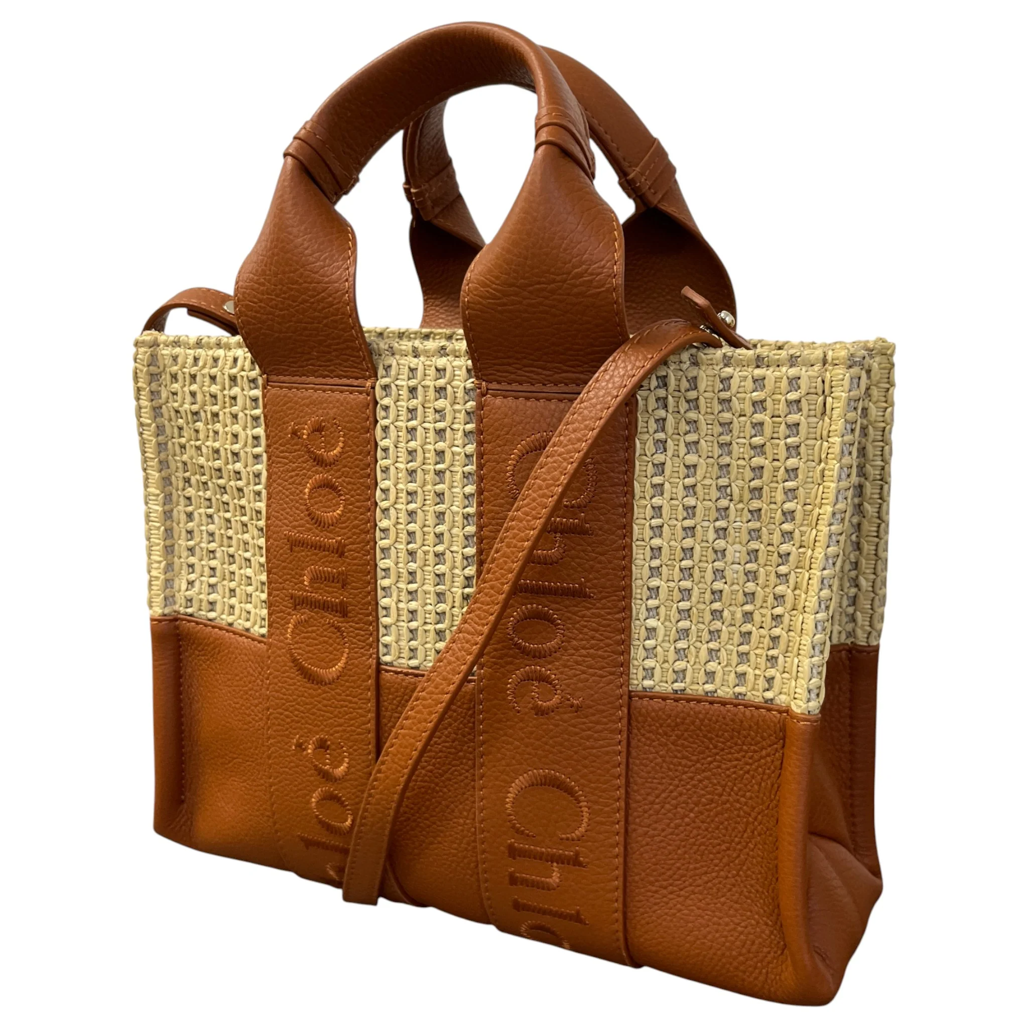 Women's Small Woody Tote Handbag Brown - Image 5