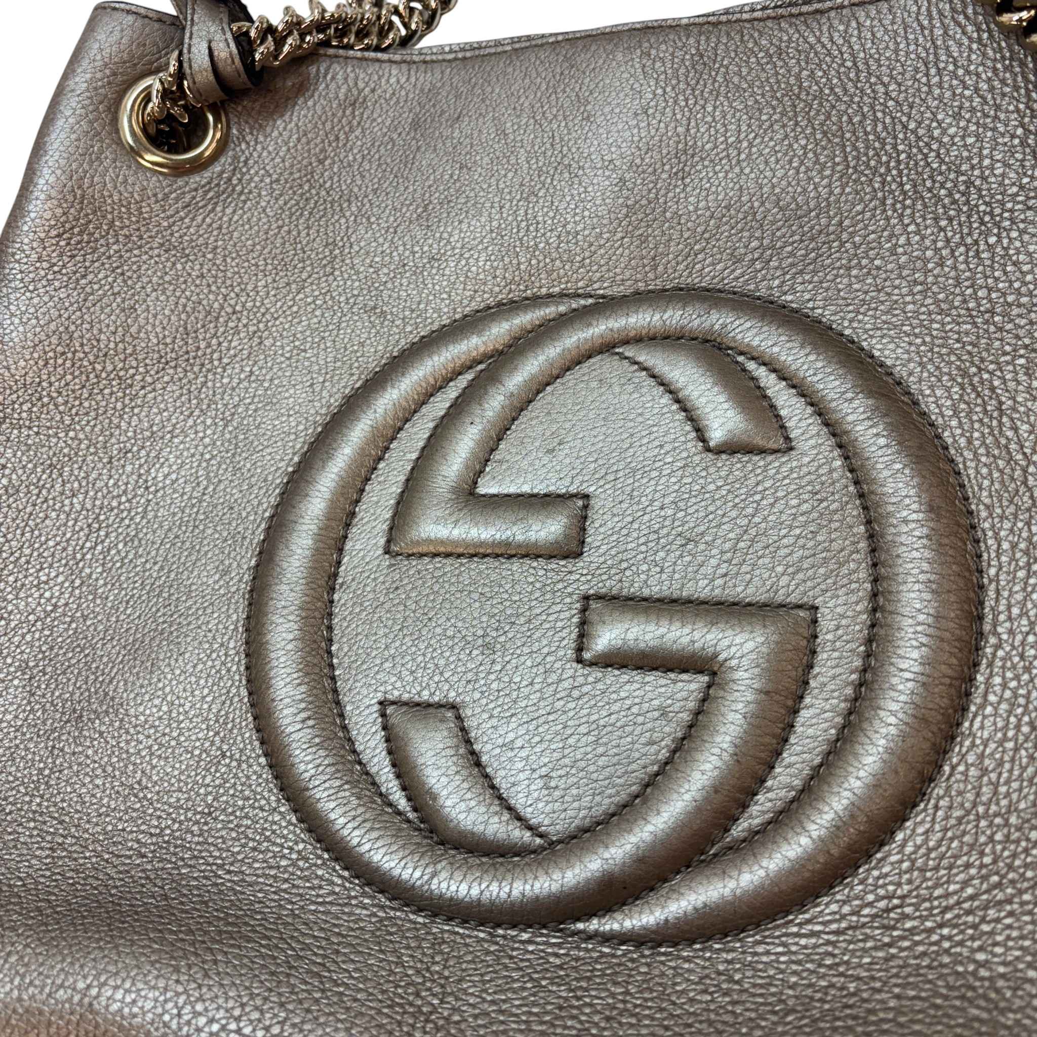 Women's Soho Tote Handbag Gold - Image 13