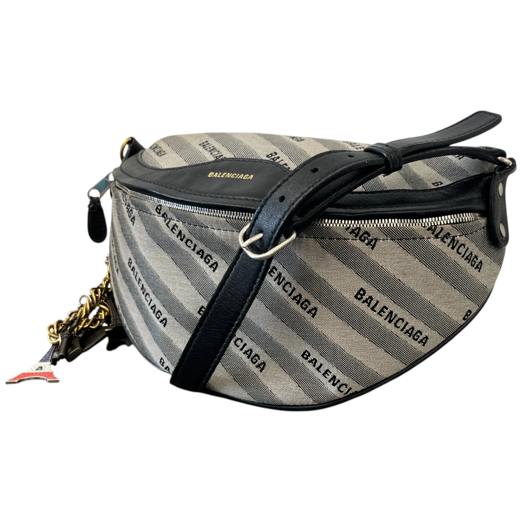 Women's Souvenir Xs Paris Charms Belt Bag Grey - Image 5
