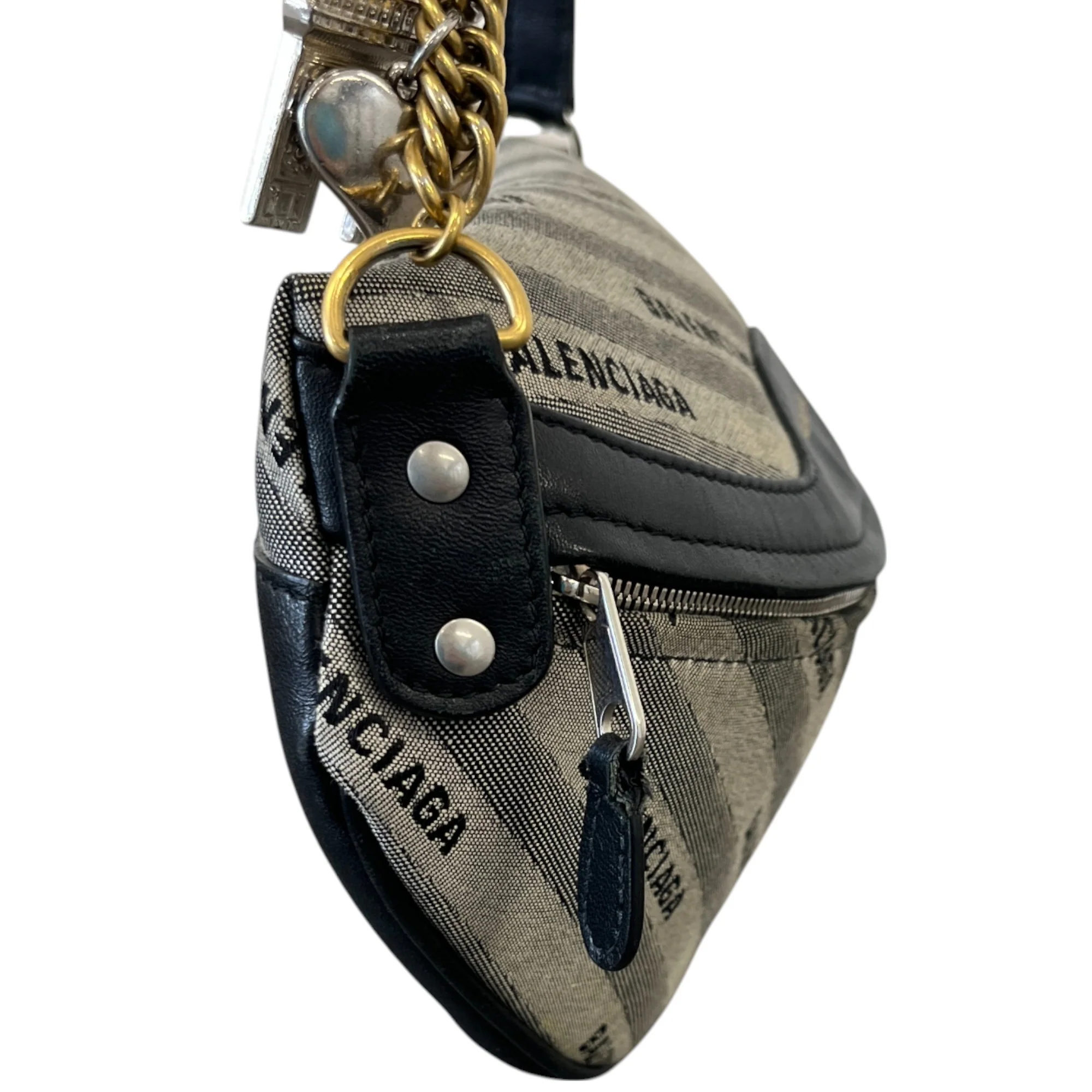 Women's Souvenir Xs Paris Charms Belt Bag Grey - Image 6