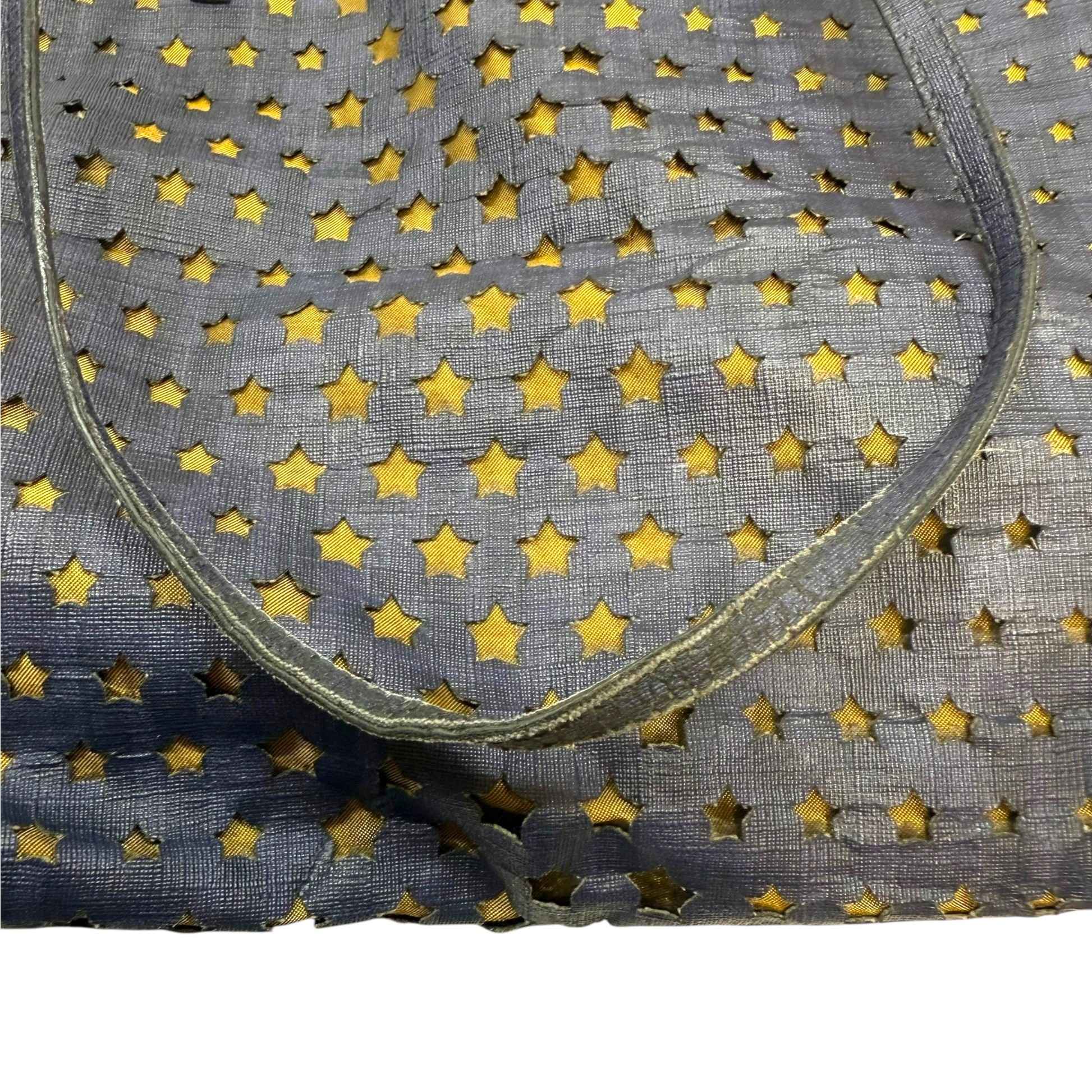 Women's Star Cut-Out Tote Bag Navy - Image 11