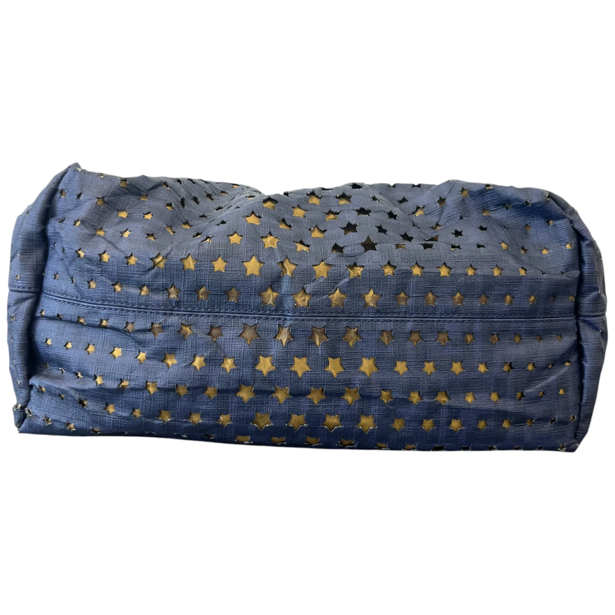 Women's Star Cut-Out Tote Bag Navy - Image 8