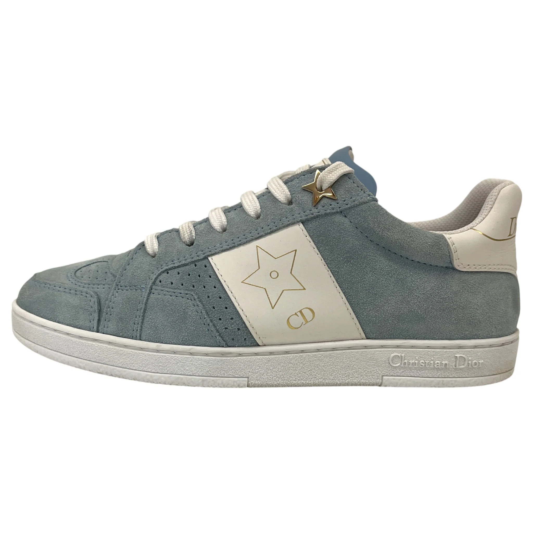 Women's Star Low Trainers Blue Size EU 35 / UK 2 - Image 5