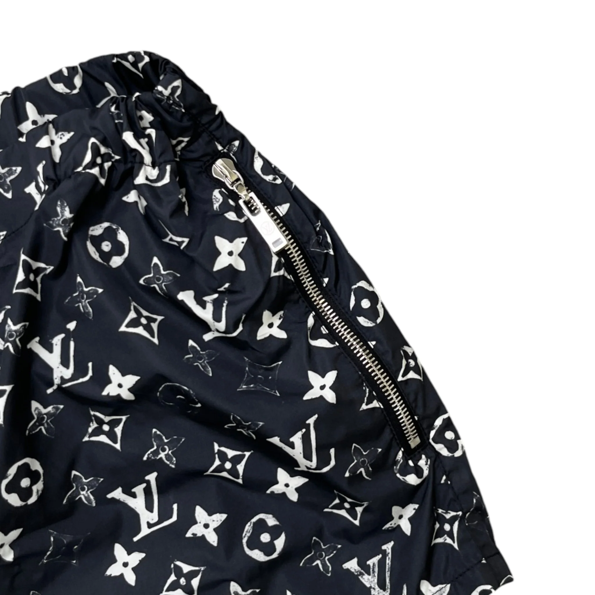 Women's Stencil Effect Monogram Shorts Black Size FR 40 / UK 12 - Image 5
