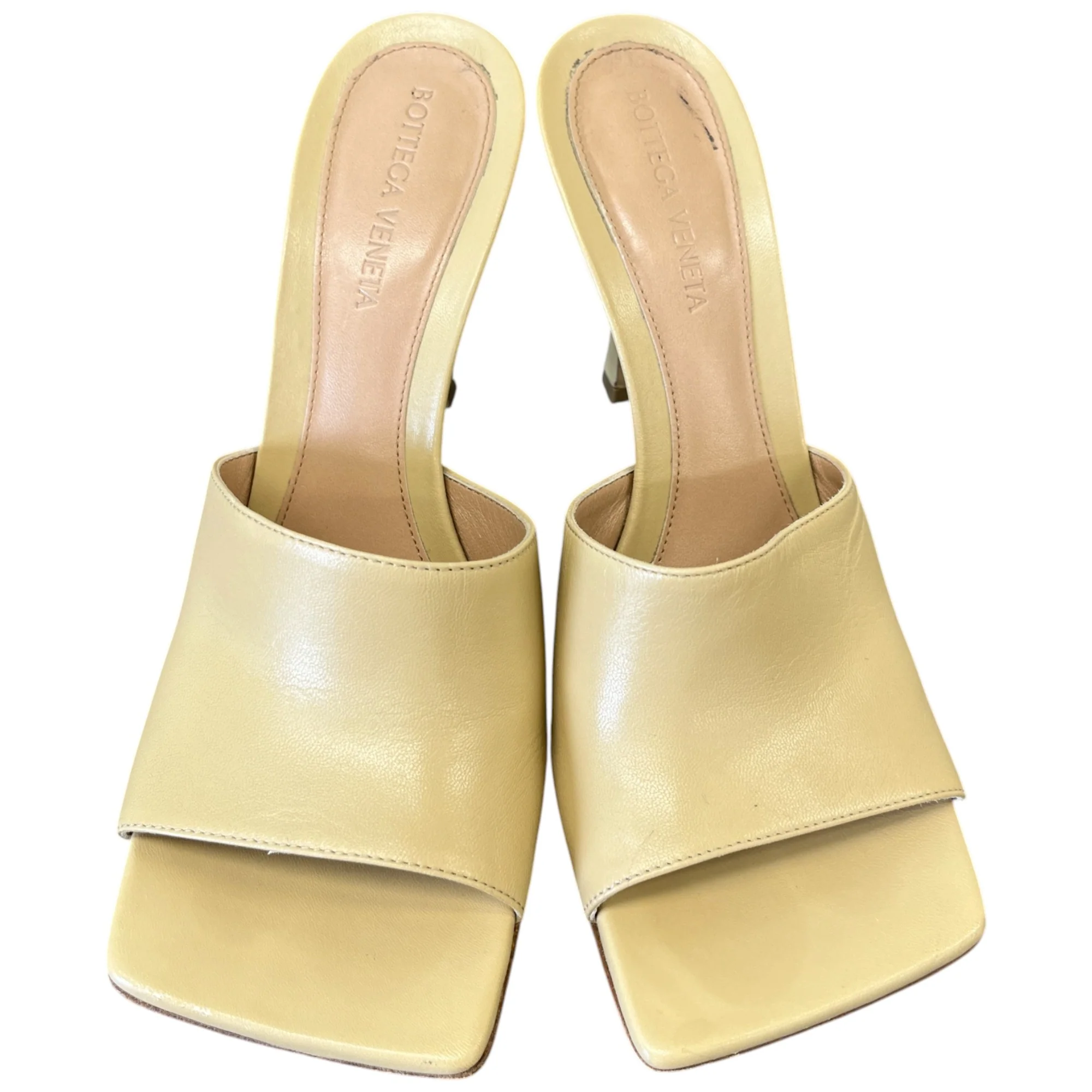 Women's Stretch Mule Heels Nude Size EU 37.5 / UK 4.5 - Image 6