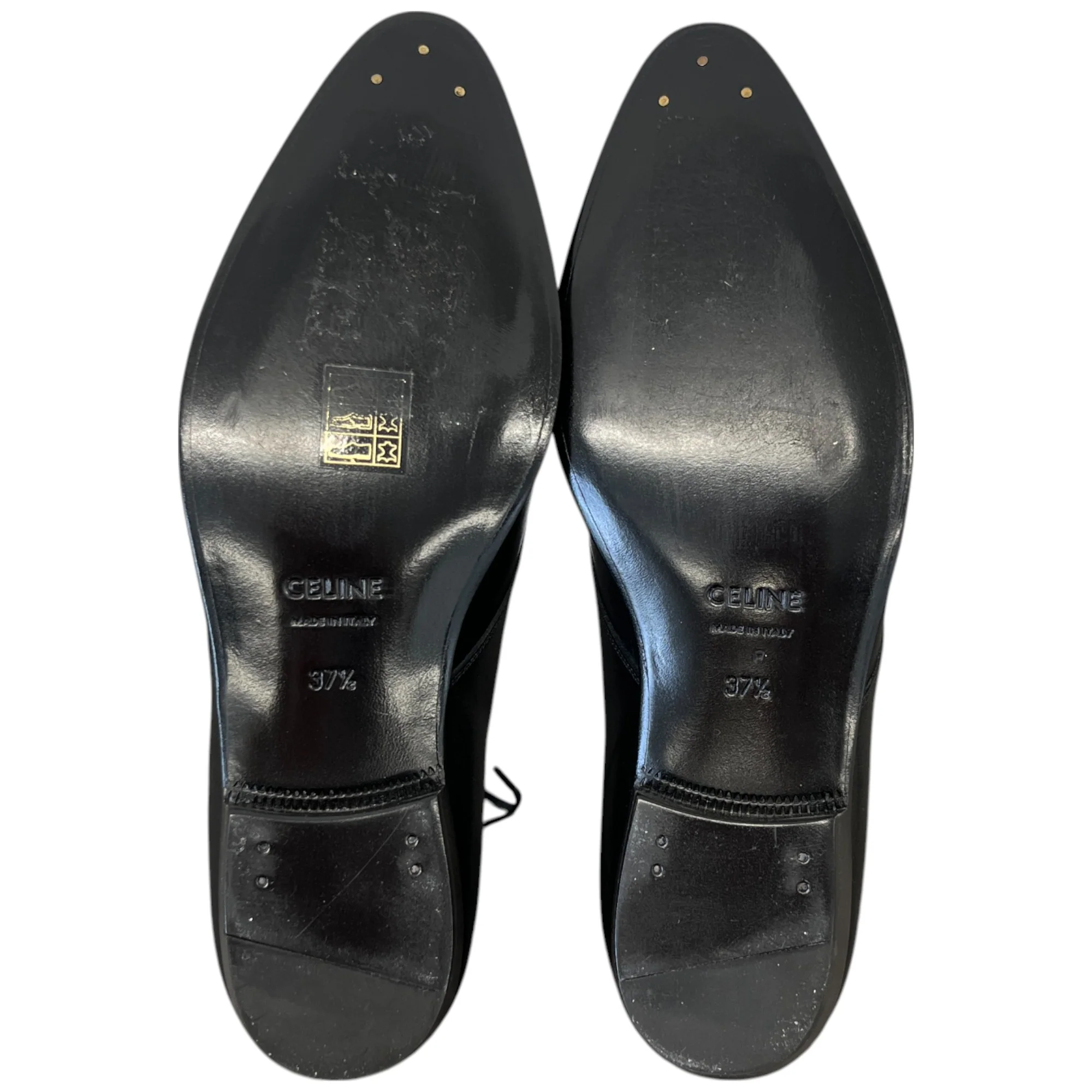 Women's Studded Derby Loafers Black Size EU 37.5 / UK 4.5 - Image 11