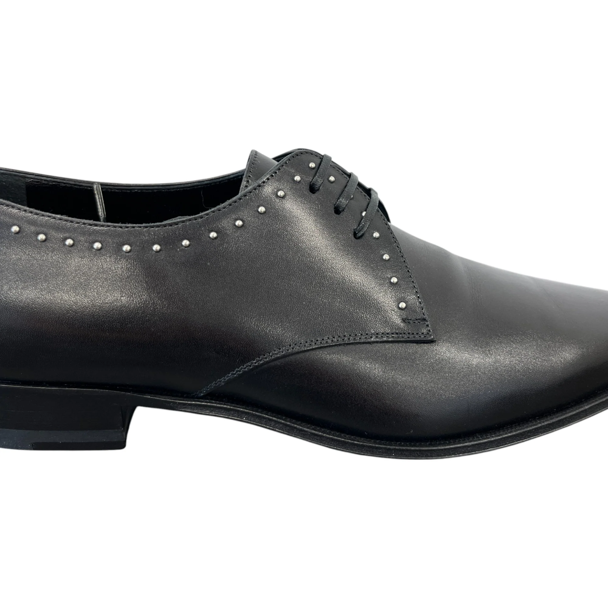 Women's Studded Derby Loafers Black Size EU 37.5 / UK 4.5 - Image 12