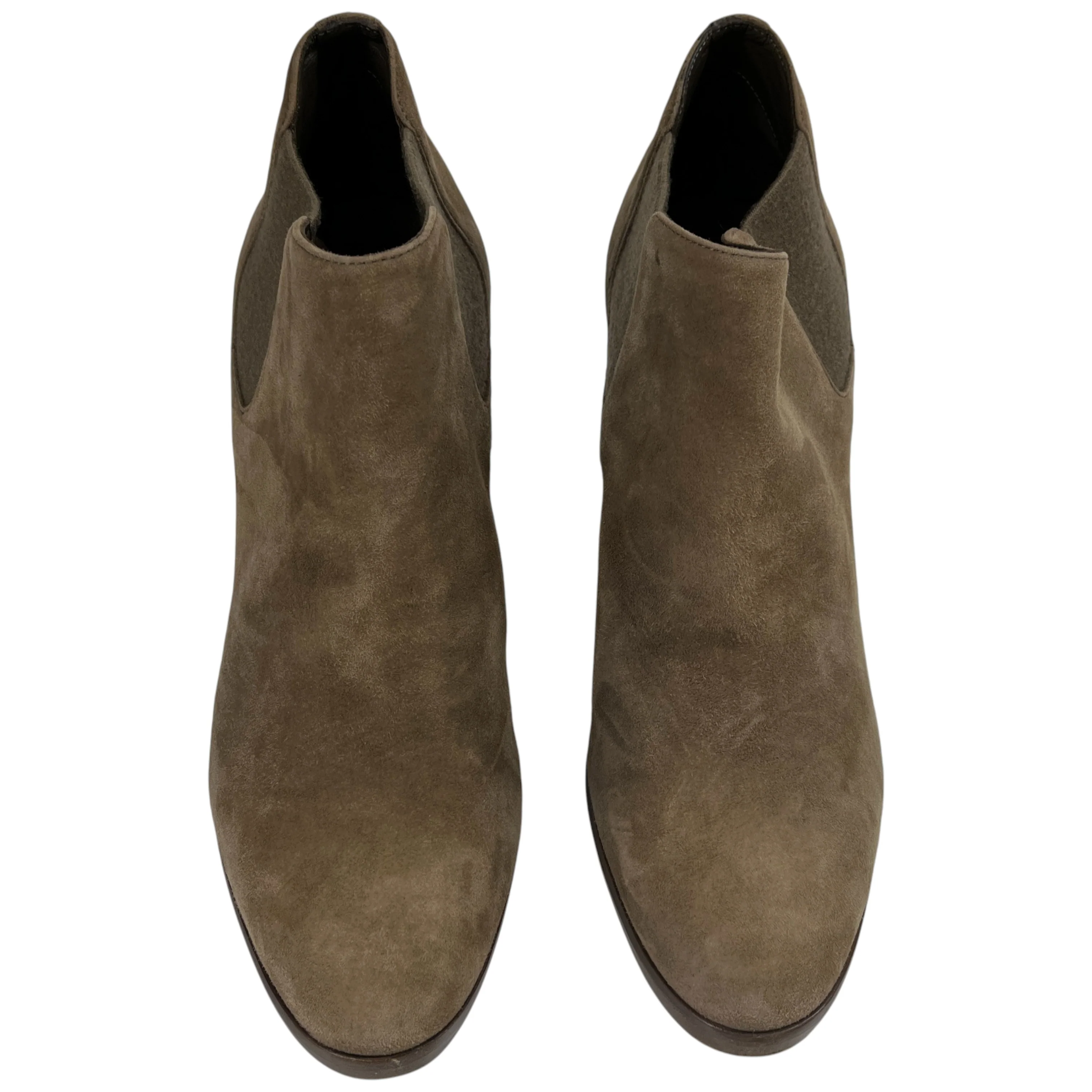 Women's Suede Ankle Boots Tan Size EU 36 / UK 3 - Image 6