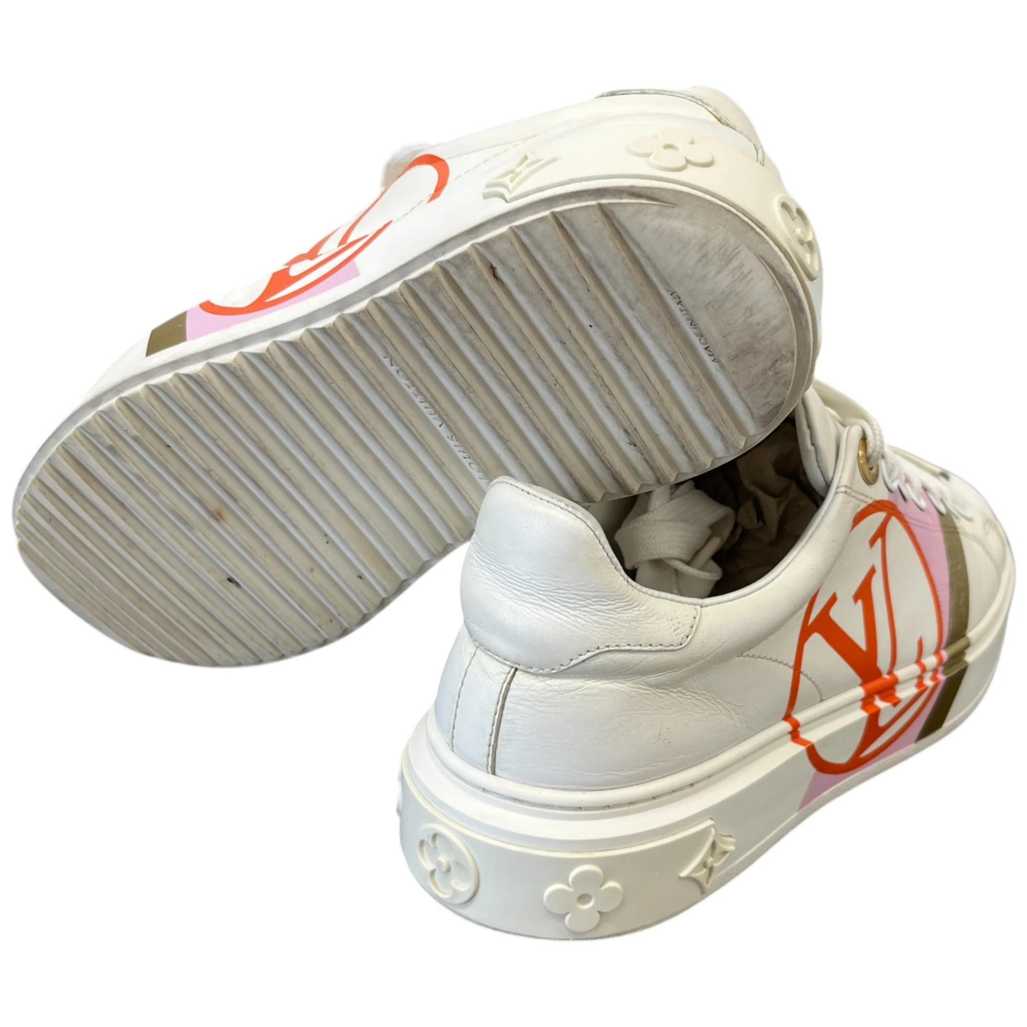 Women's Time Out Low Trainers White Size EU 36 / UK 3 - Image 10