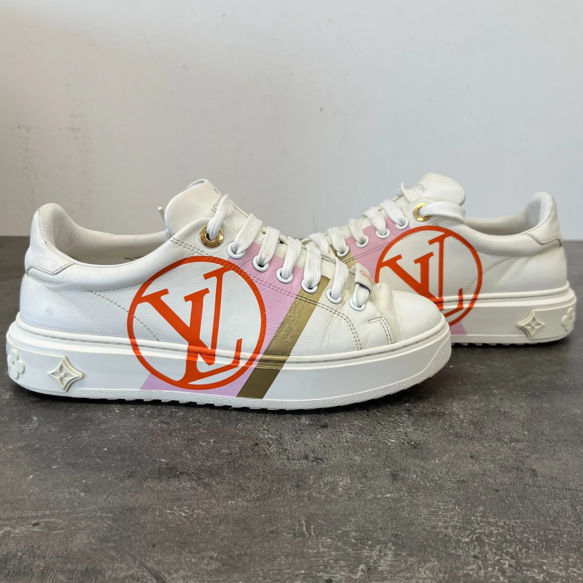 Women's Time Out Low Trainers White Size EU 36 / UK 3 - Image 13