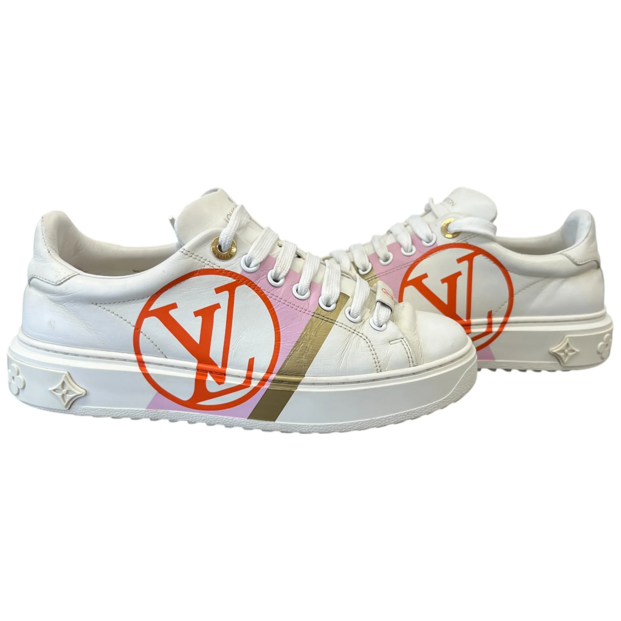 Women's Time Out Low Trainers White Size EU 36 / UK 3 - Image 3
