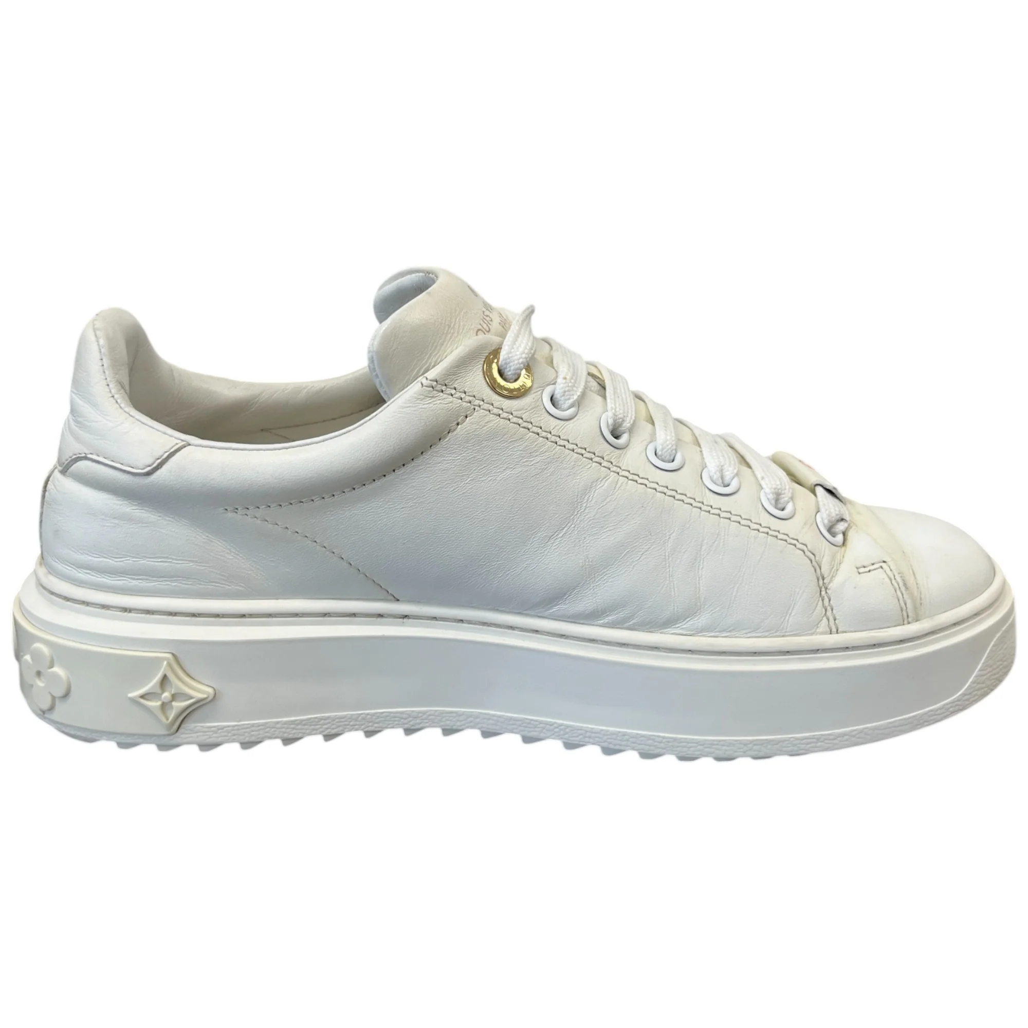 Women's Time Out Low Trainers White Size EU 36 / UK 3 - Image 4