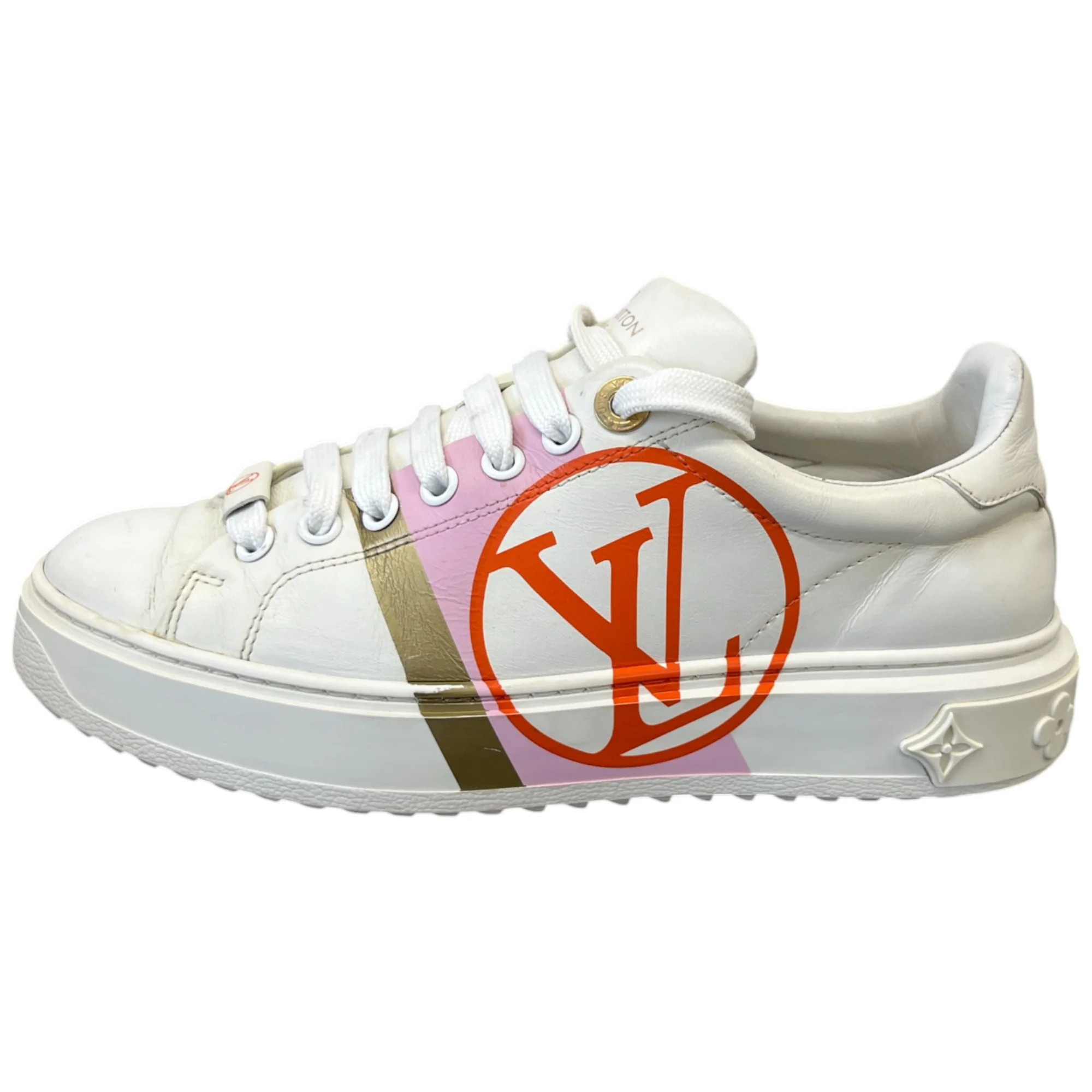 Women's Time Out Low Trainers White Size EU 36 / UK 3 - Image 5