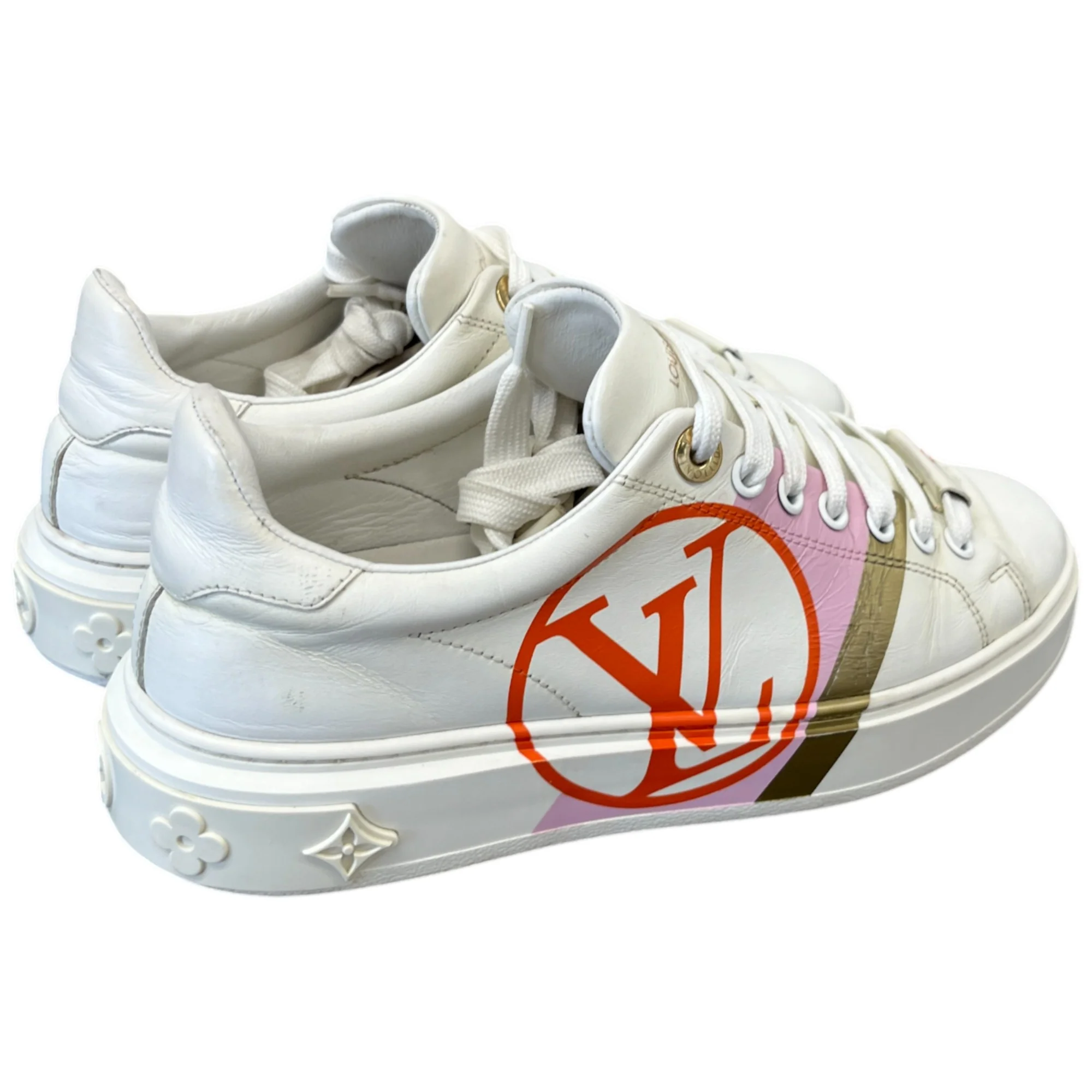 Women's Time Out Low Trainers White Size EU 36 / UK 3 - Image 8