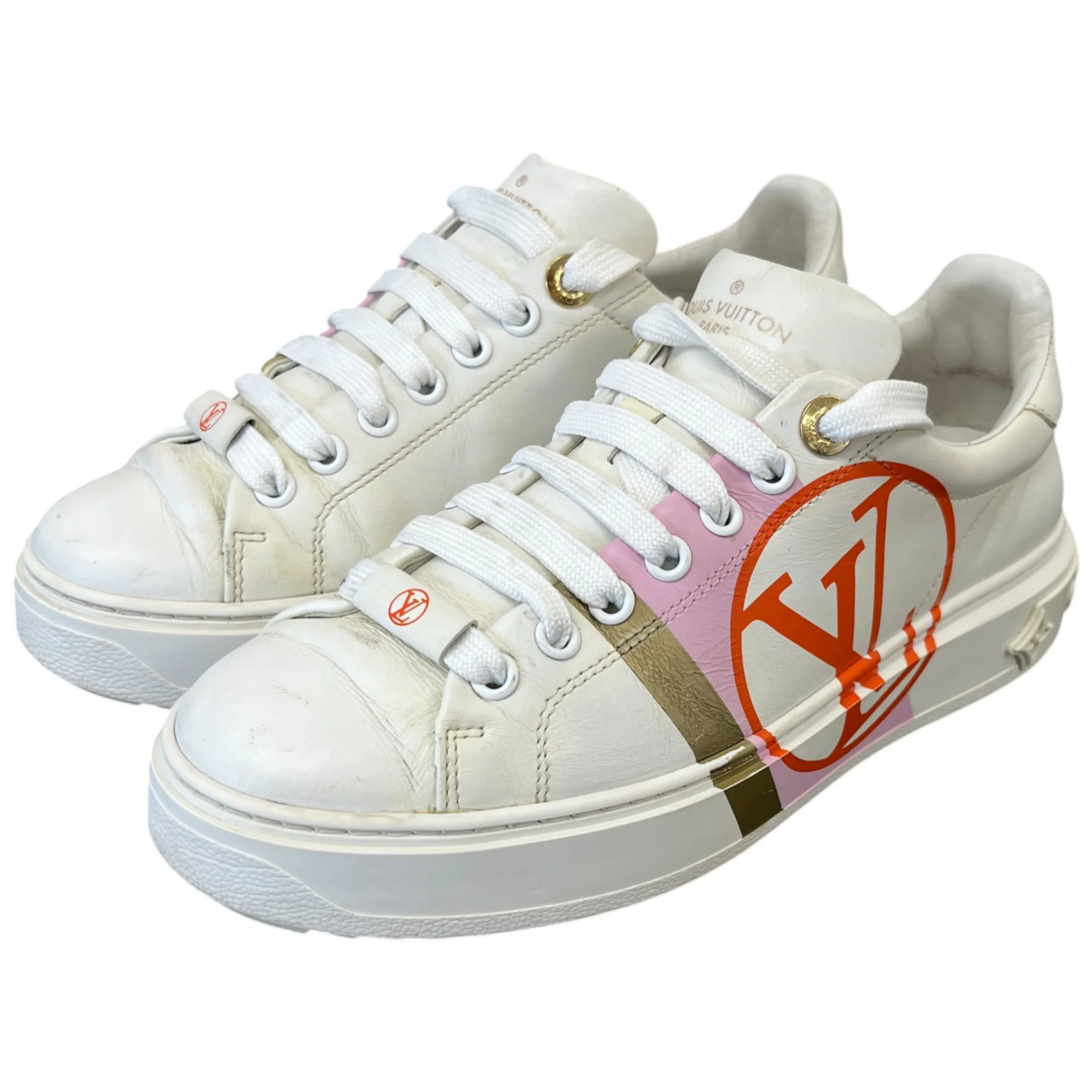 Women's Time Out Low Trainers White Size EU 36 / UK 3 - Image 9
