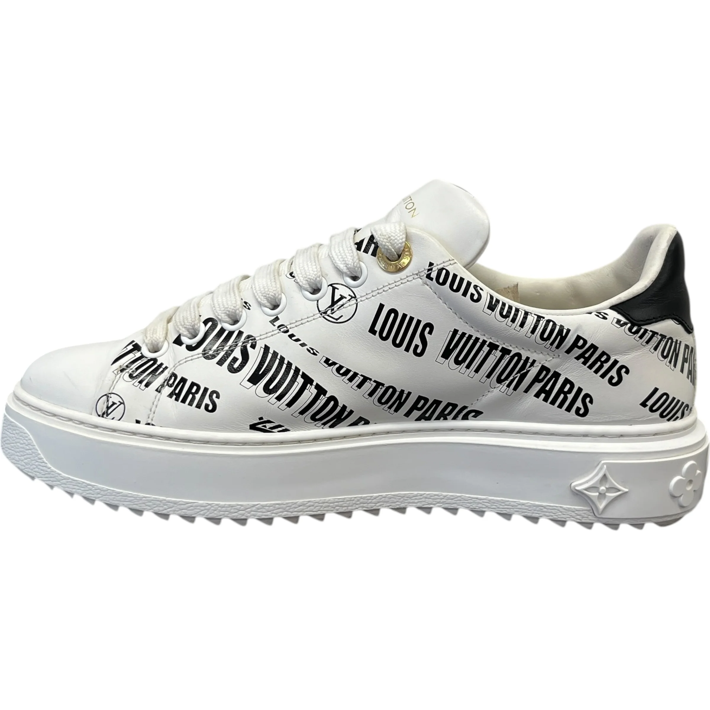 Women's Time Out Low Trainers White Size EU 37 / UK 4 - Image 5
