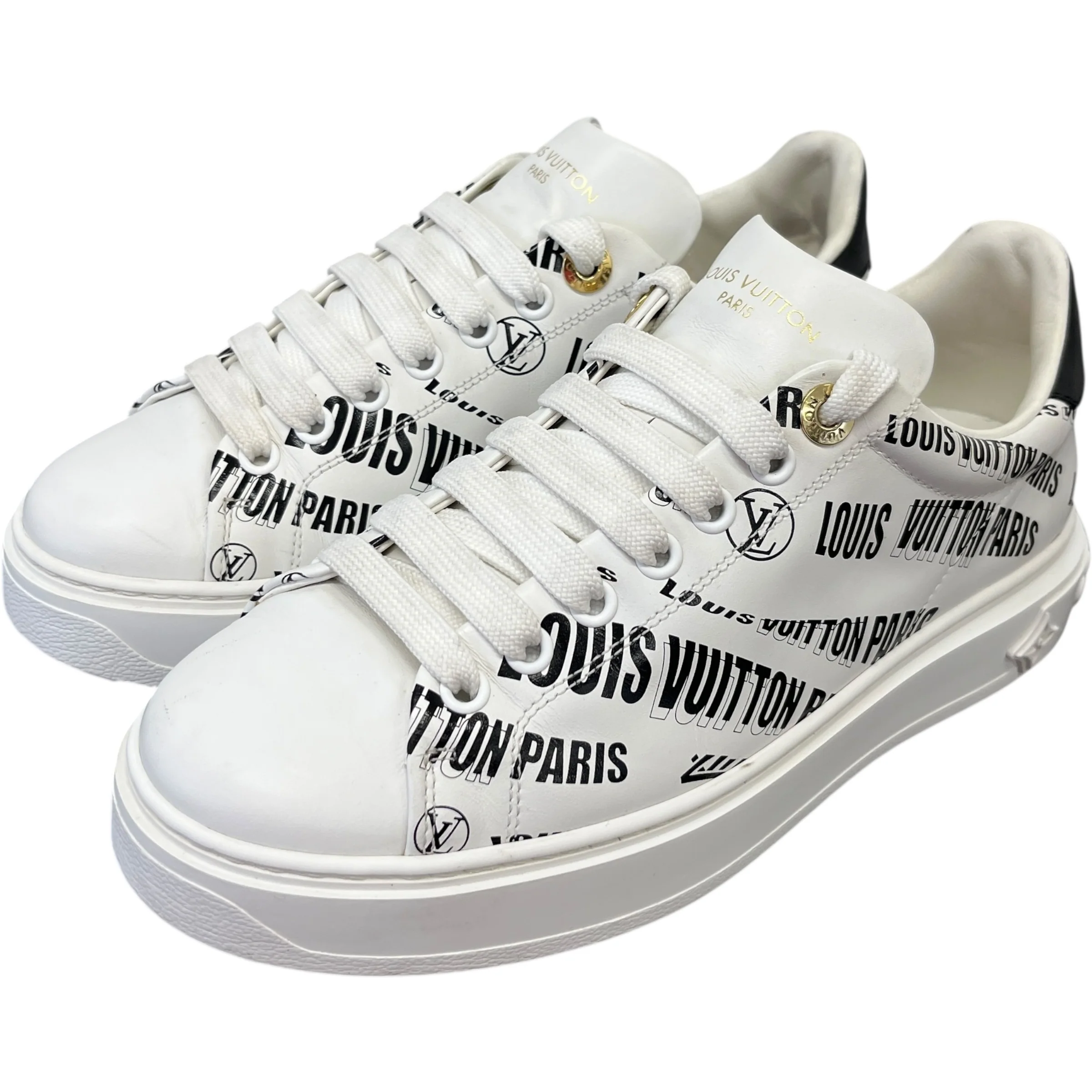Women's Time Out Low Trainers White Size EU 37 / UK 4 - Image 9