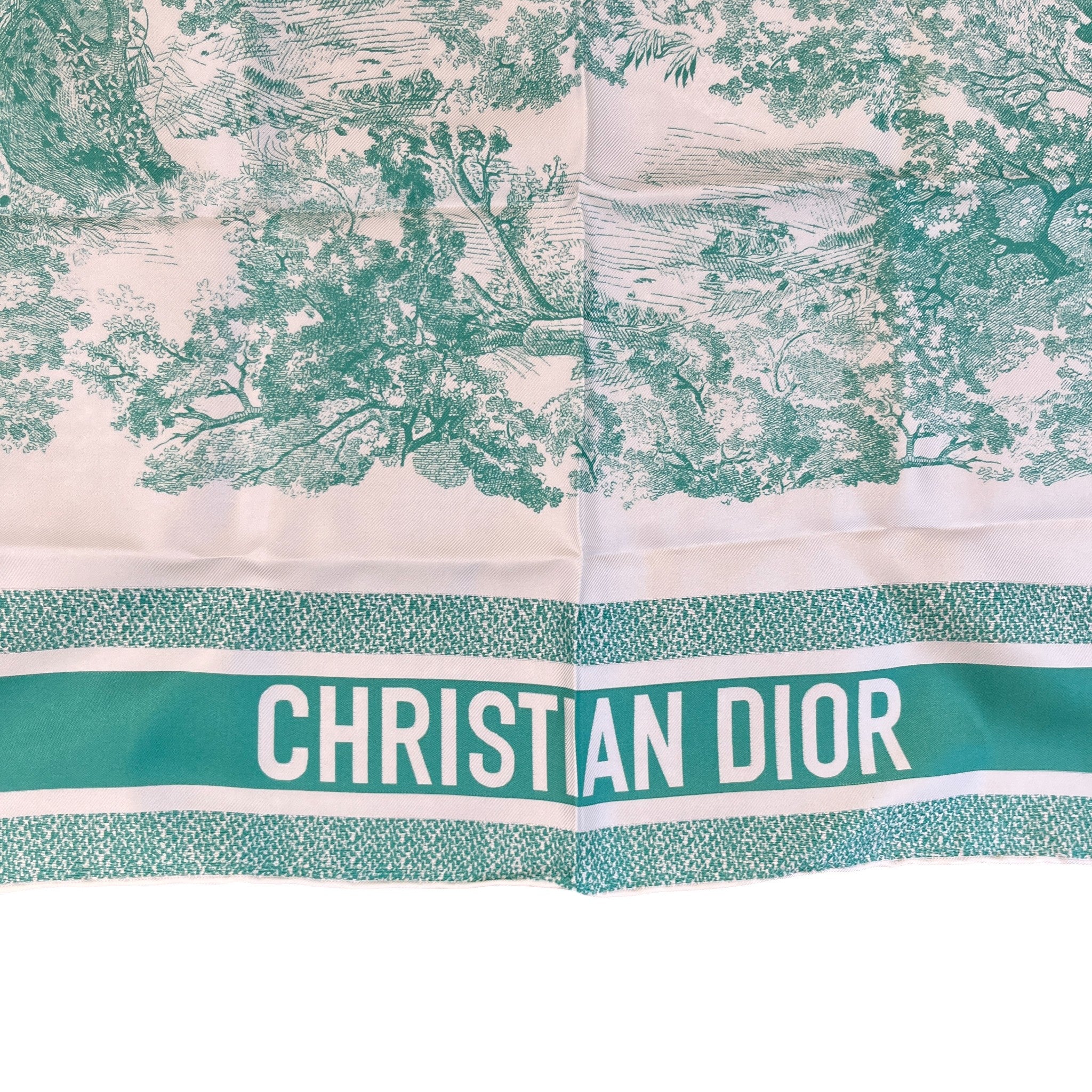 Women's Toile De Jouy Sauvage Scarf Green - Image 4