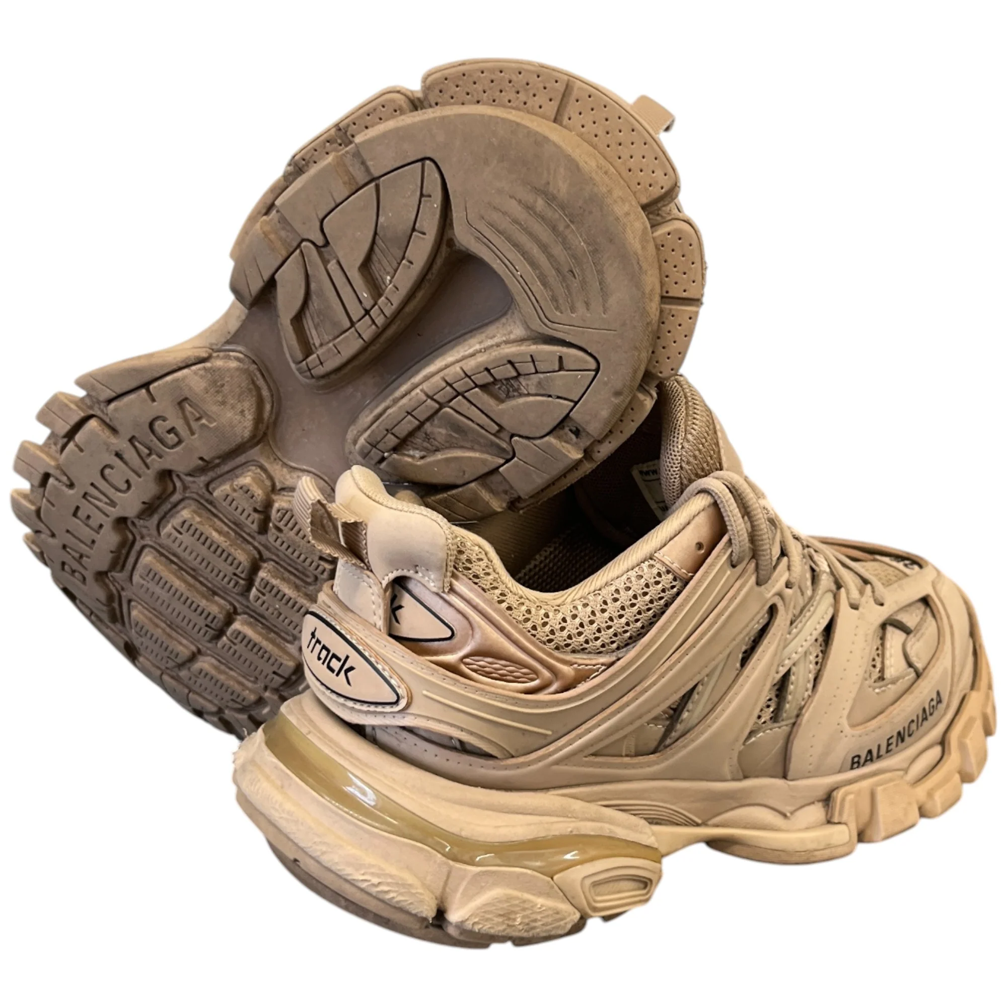 Women's Tracks Low Trainers Beige Size EU 35 / UK 2 - Image 10