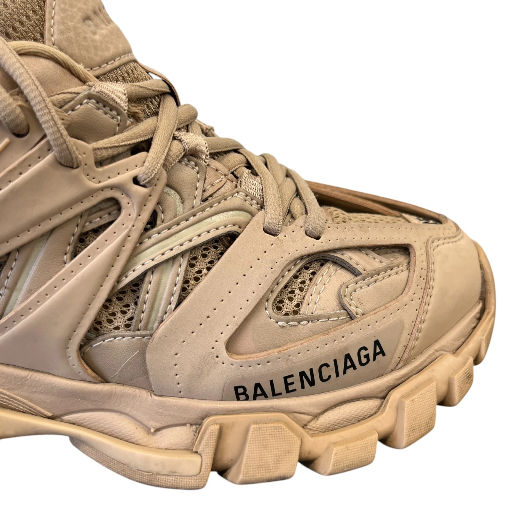 Women's Tracks Low Trainers Beige Size EU 35 / UK 2 - Image 12