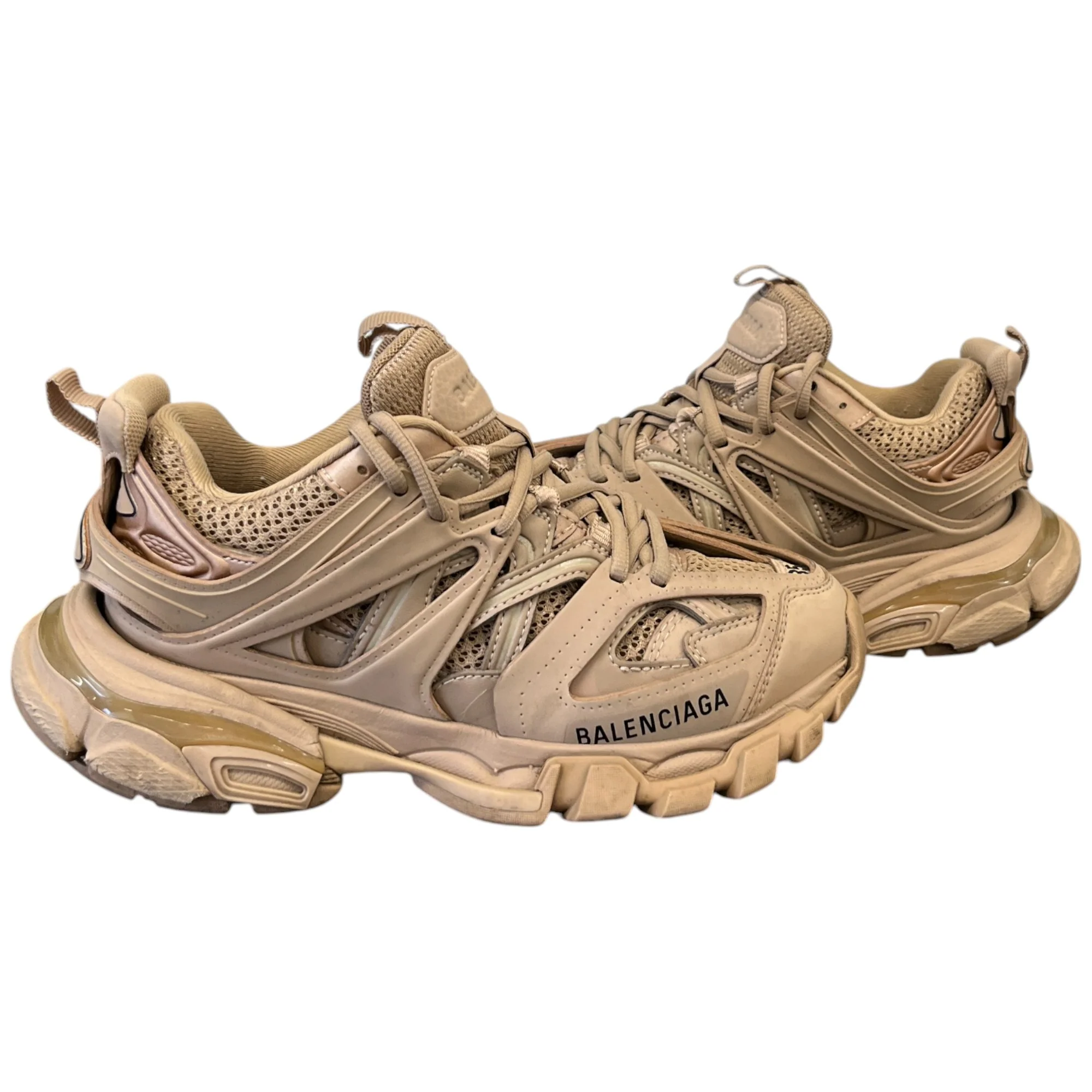 Women's Tracks Low Trainers Beige Size EU 35 / UK 2 - Image 3