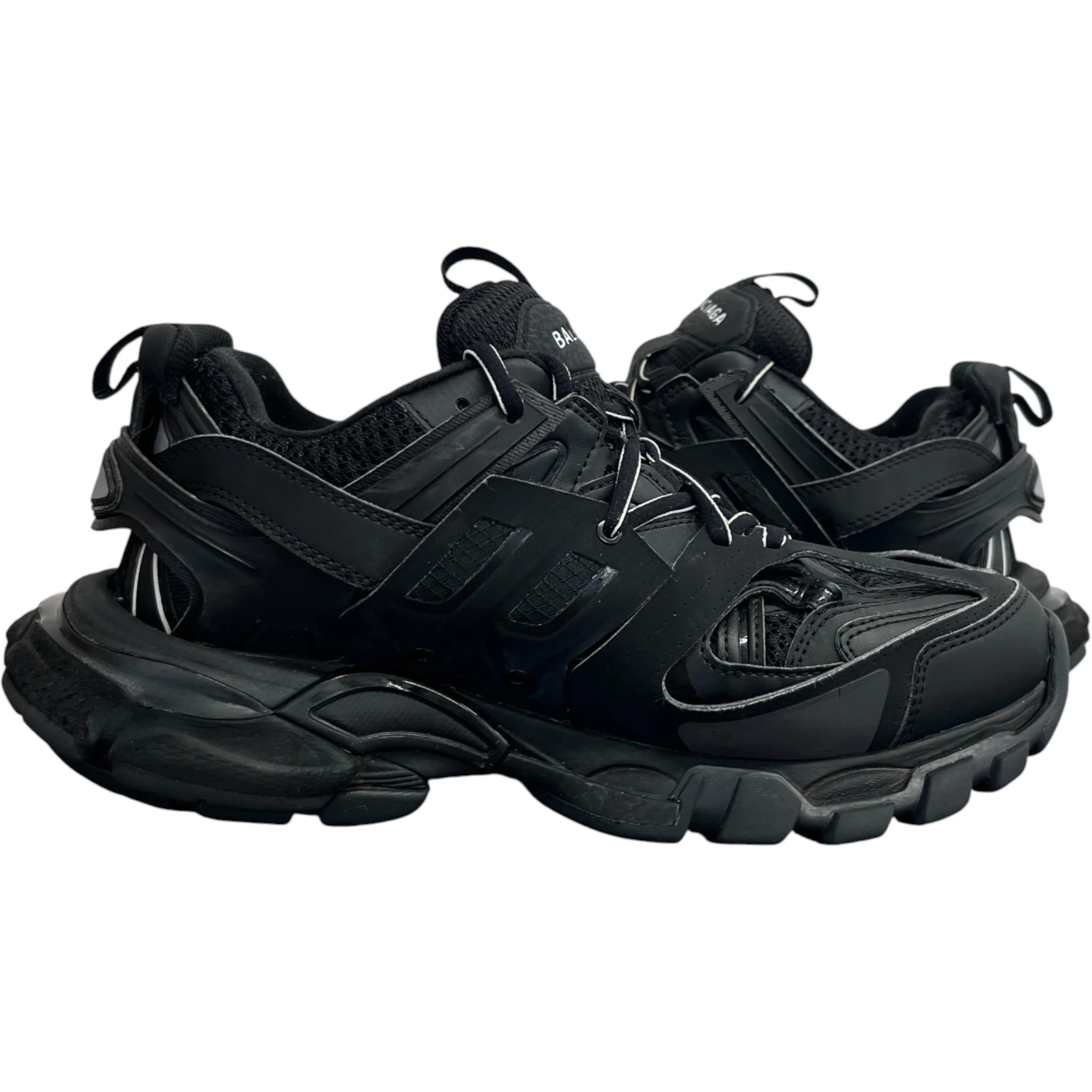 Women's Tracks Low Trainers Black Size EU 38 / UK 5 - Image 3