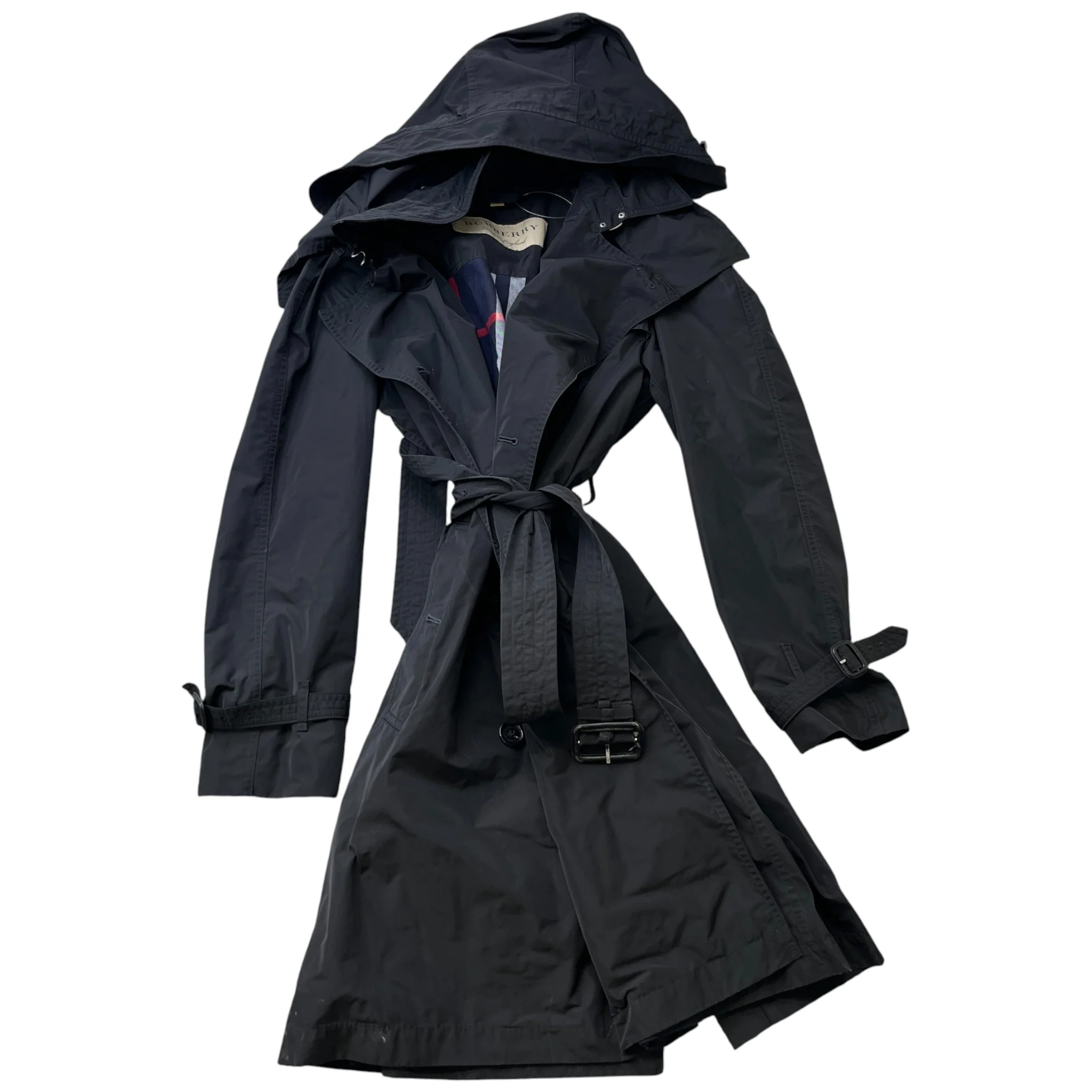 Women's Trench Jacket Black Size 1 / UK 10