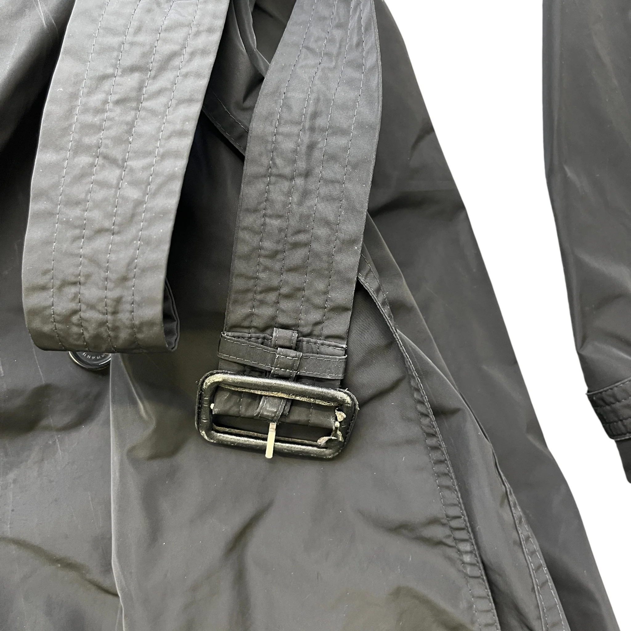 Women's Trench Jacket Black Size 1 / UK 10 - Image 6