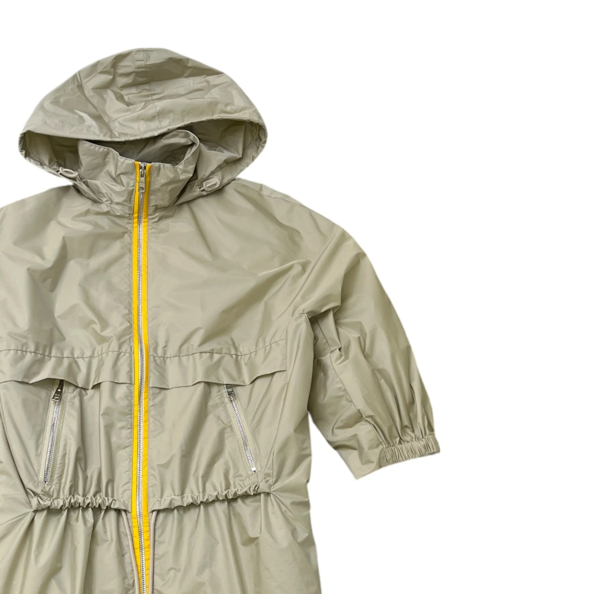 Women's Trench Zip Up Jacket Beige Size IT 38 / UK 6 - Image 3