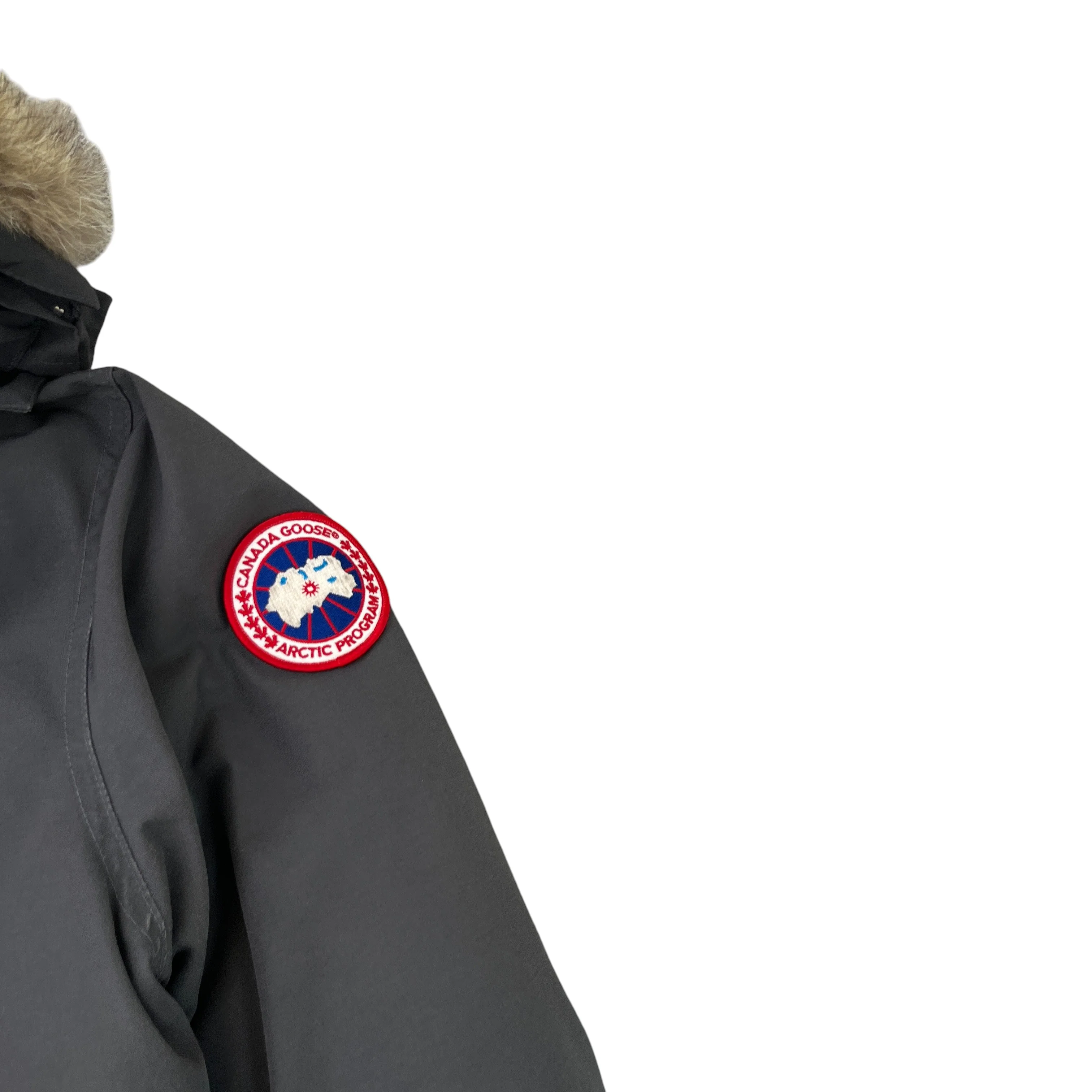 Women's Trillium Parka Down Jacket Grey Size S - Image 5