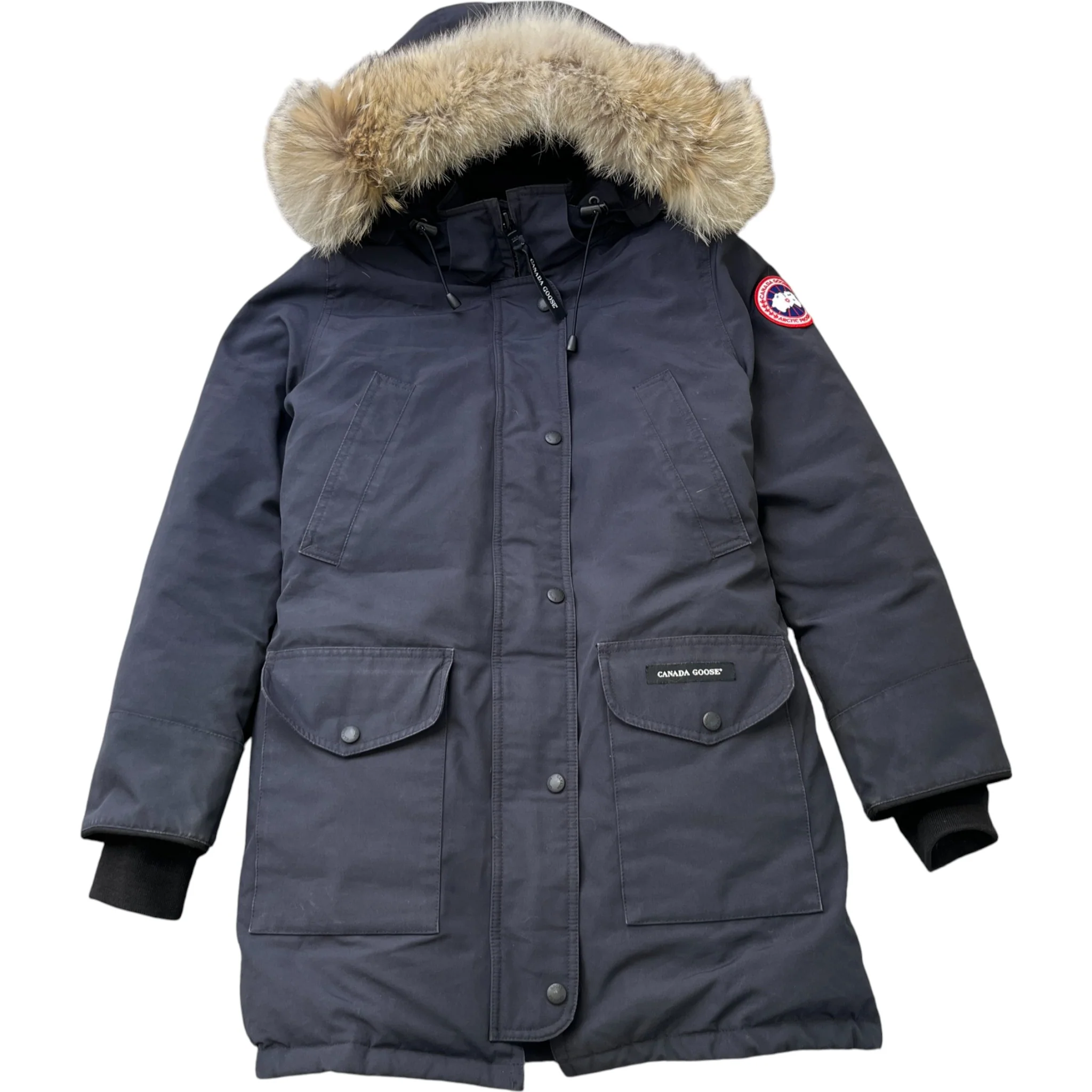Women's Trillium Parka Down Jacket Navy Size M