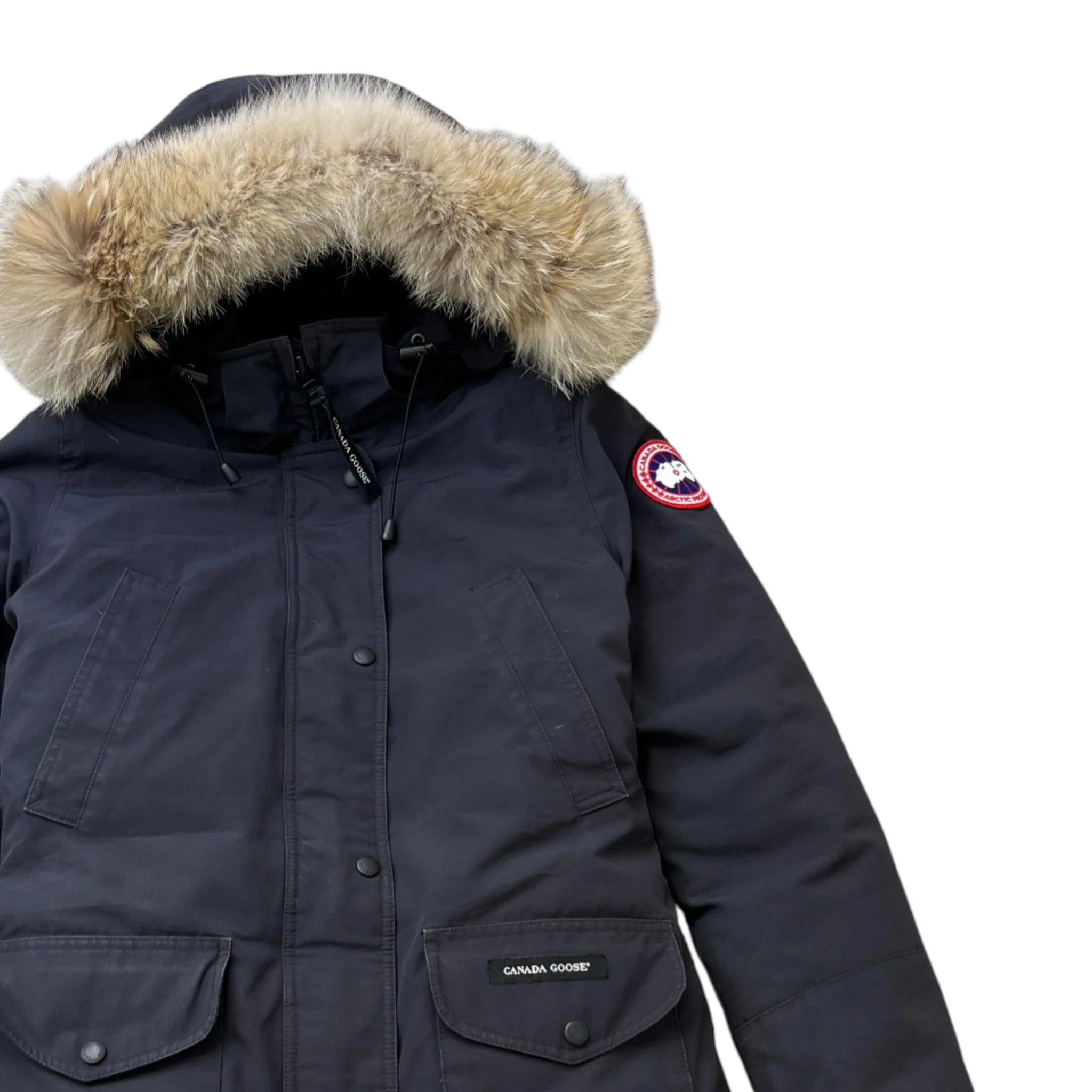 Women's Trillium Parka Down Jacket Navy Size M - Image 3