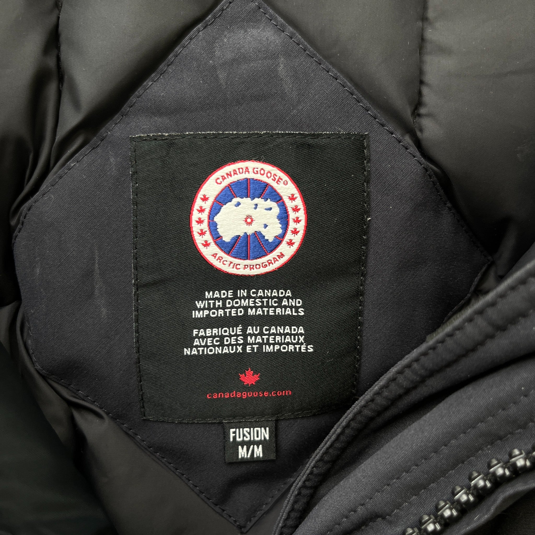 Women's Trillium Parka Down Jacket Navy Size M - Image 8