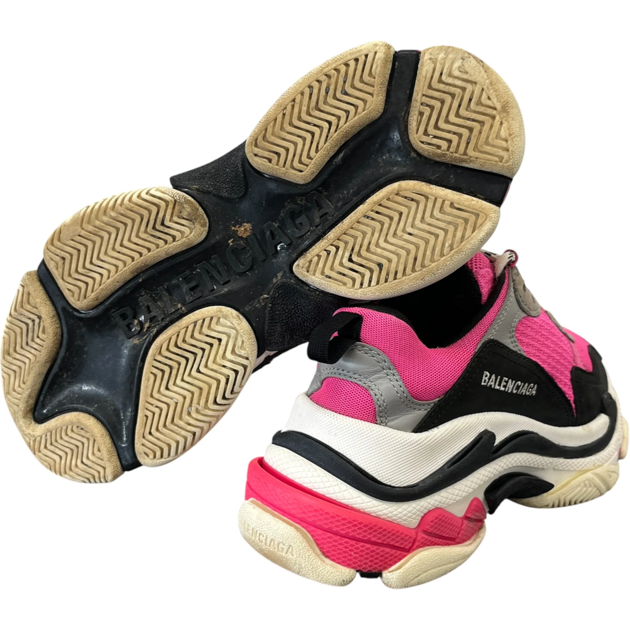 Women's Triple S Low Trainers Pink Size EU 38 / UK 5 - Image 10
