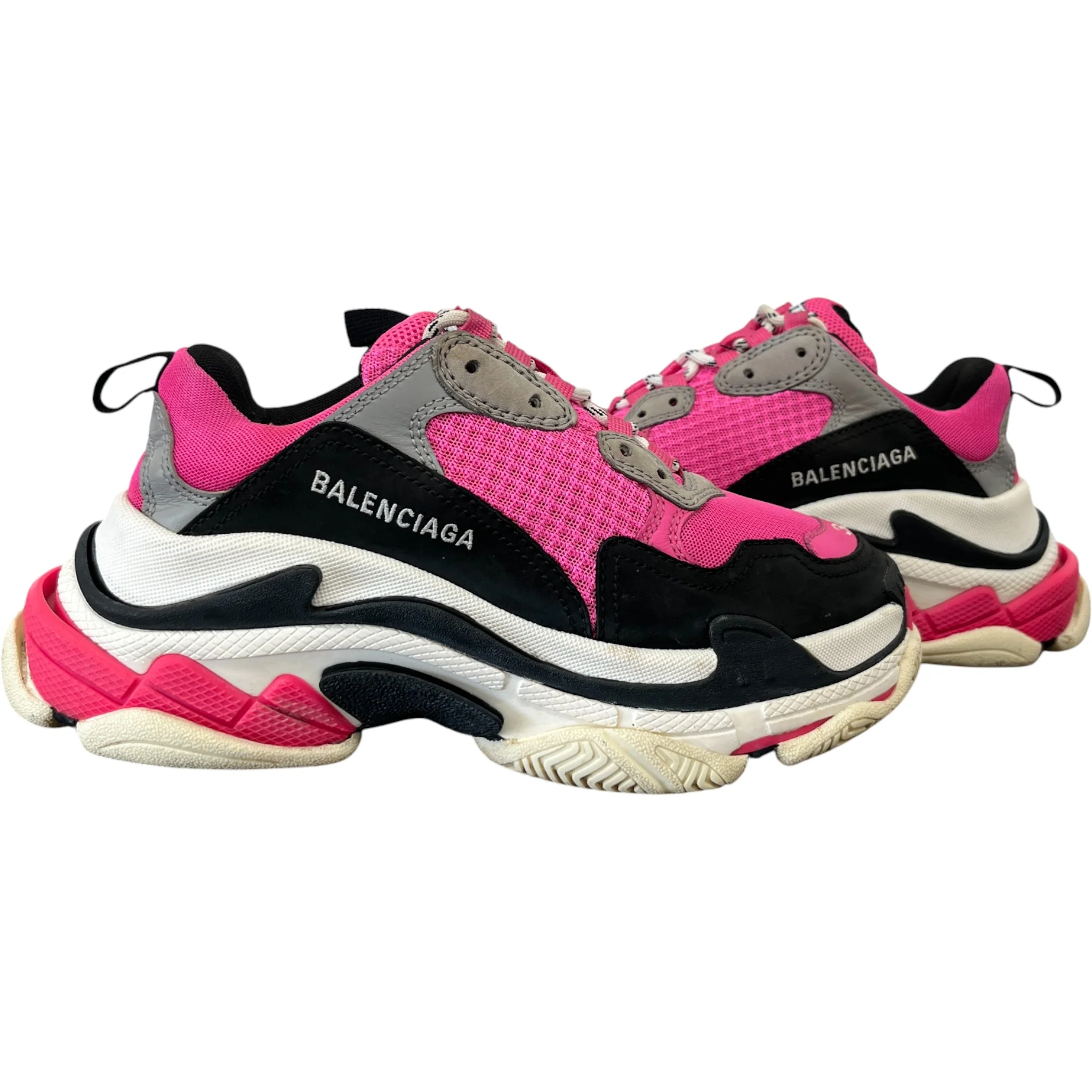 Women's Triple S Low Trainers Pink Size EU 38 / UK 5 - Image 3