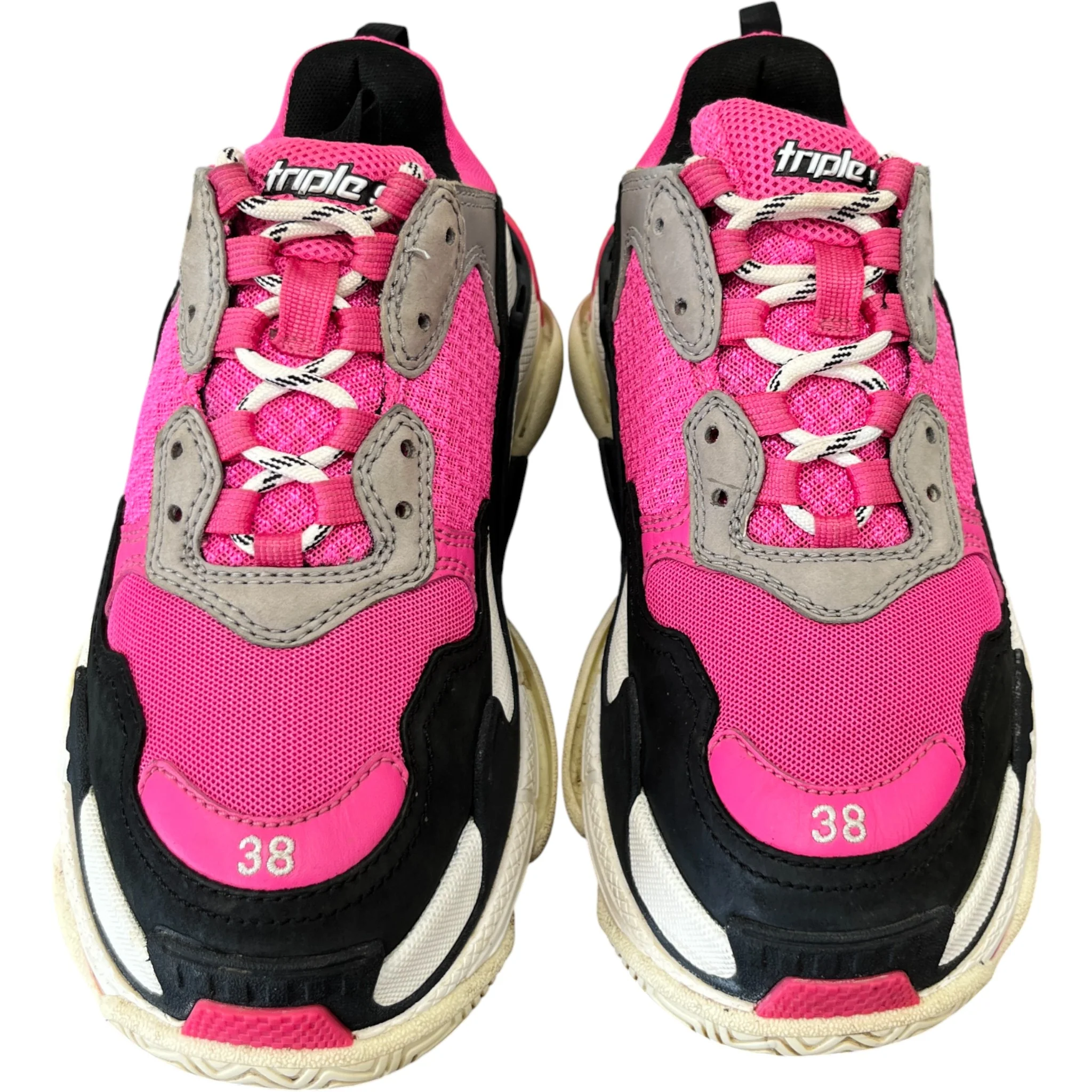 Women's Triple S Low Trainers Pink Size EU 38 / UK 5 - Image 6
