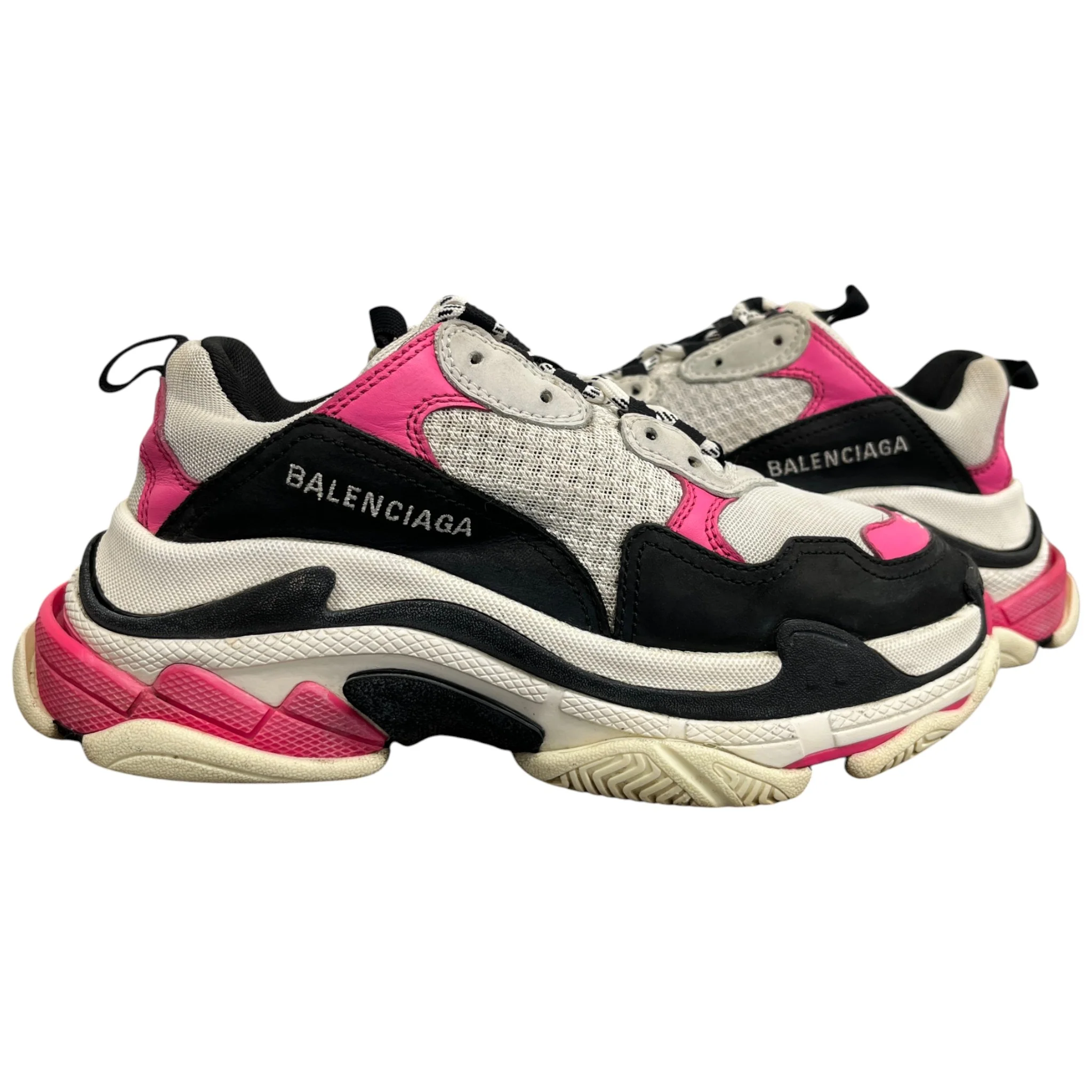 Women's Triple S Low Trainers Pink Size EU 38 / UK 5 - Image 3