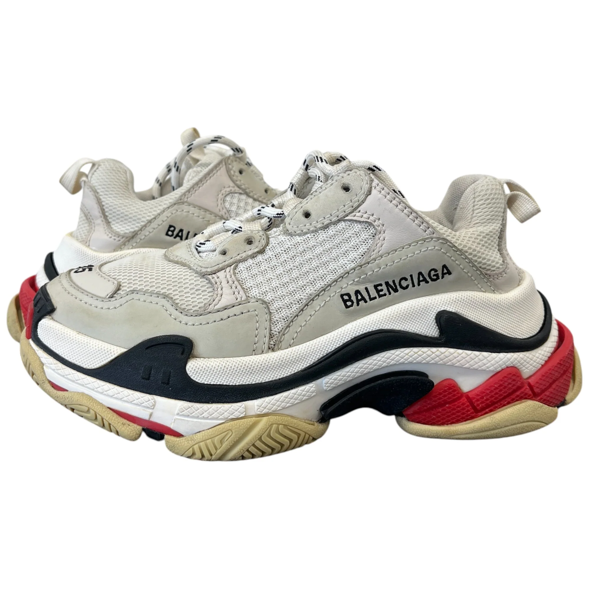 Women's Triple S Low Trainers White Size EU 35 / UK 2 - Image 3