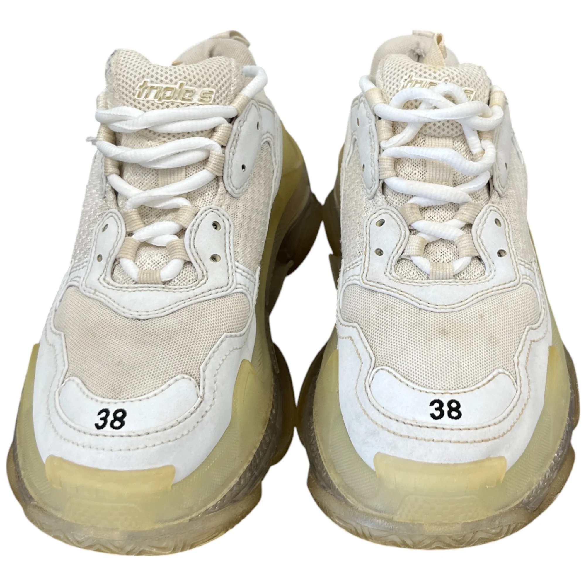 Women's Triple S Low Trainers White Size EU 38 / UK 5 - Image 6