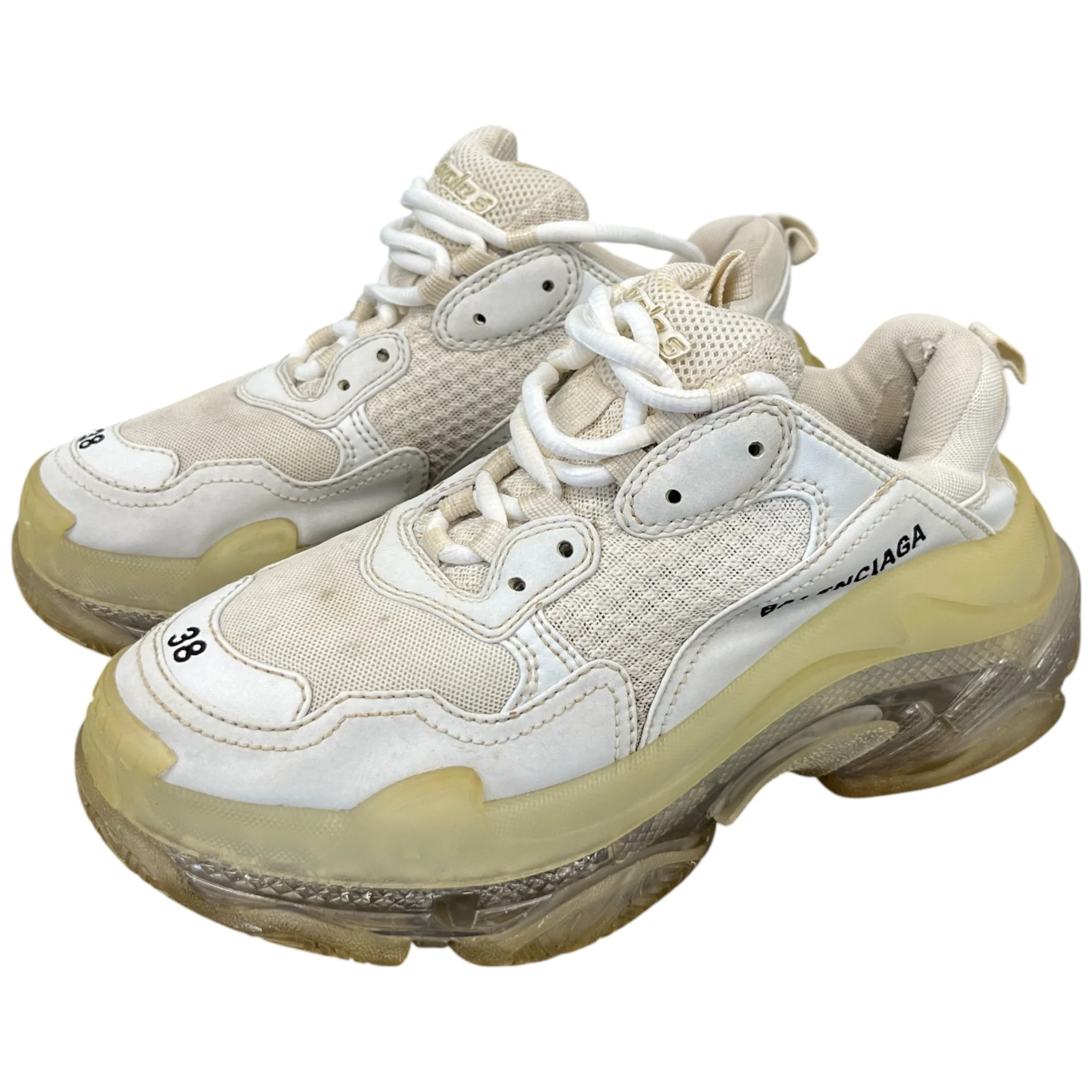 Women's Triple S Low Trainers White Size EU 38 / UK 5 - Image 9