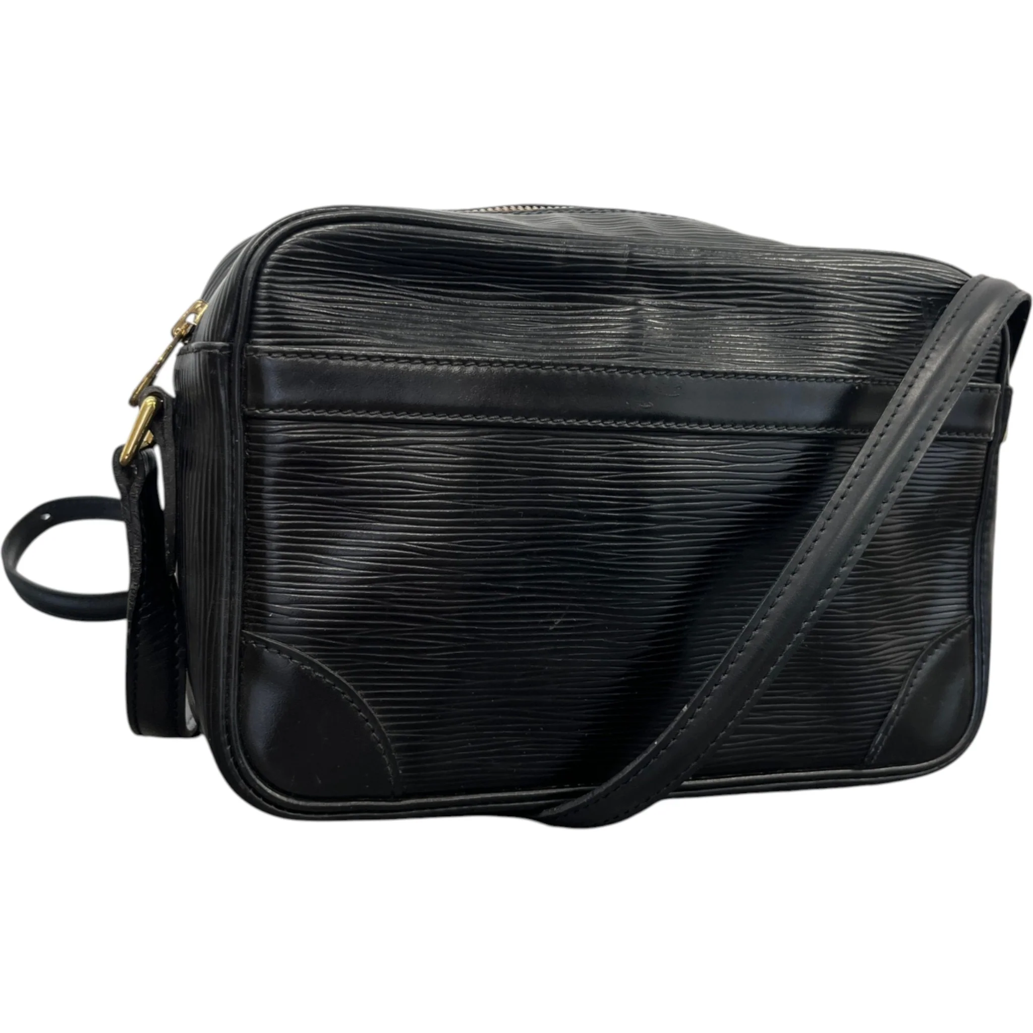 Women's Trocadero 27 Epi Leather Messenger Bag Black - Image 4
