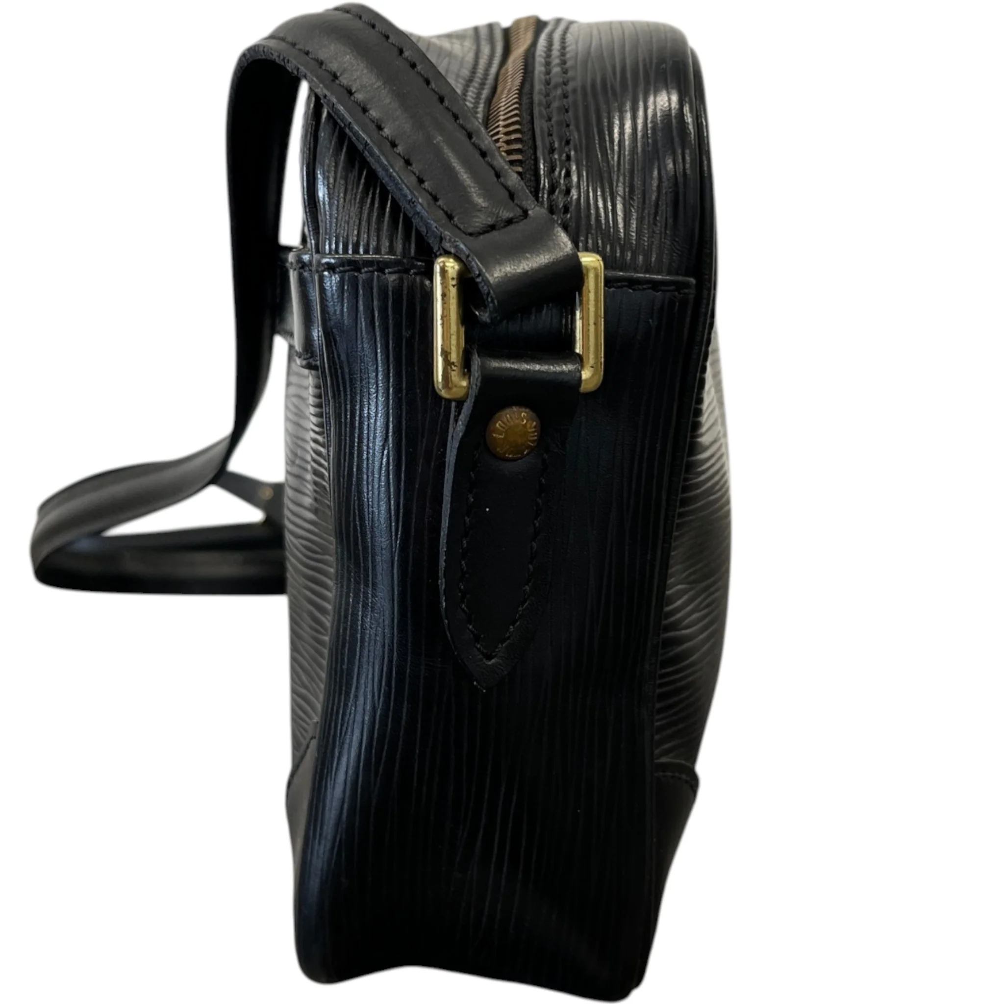Women's Trocadero 27 Epi Leather Messenger Bag Black - Image 6