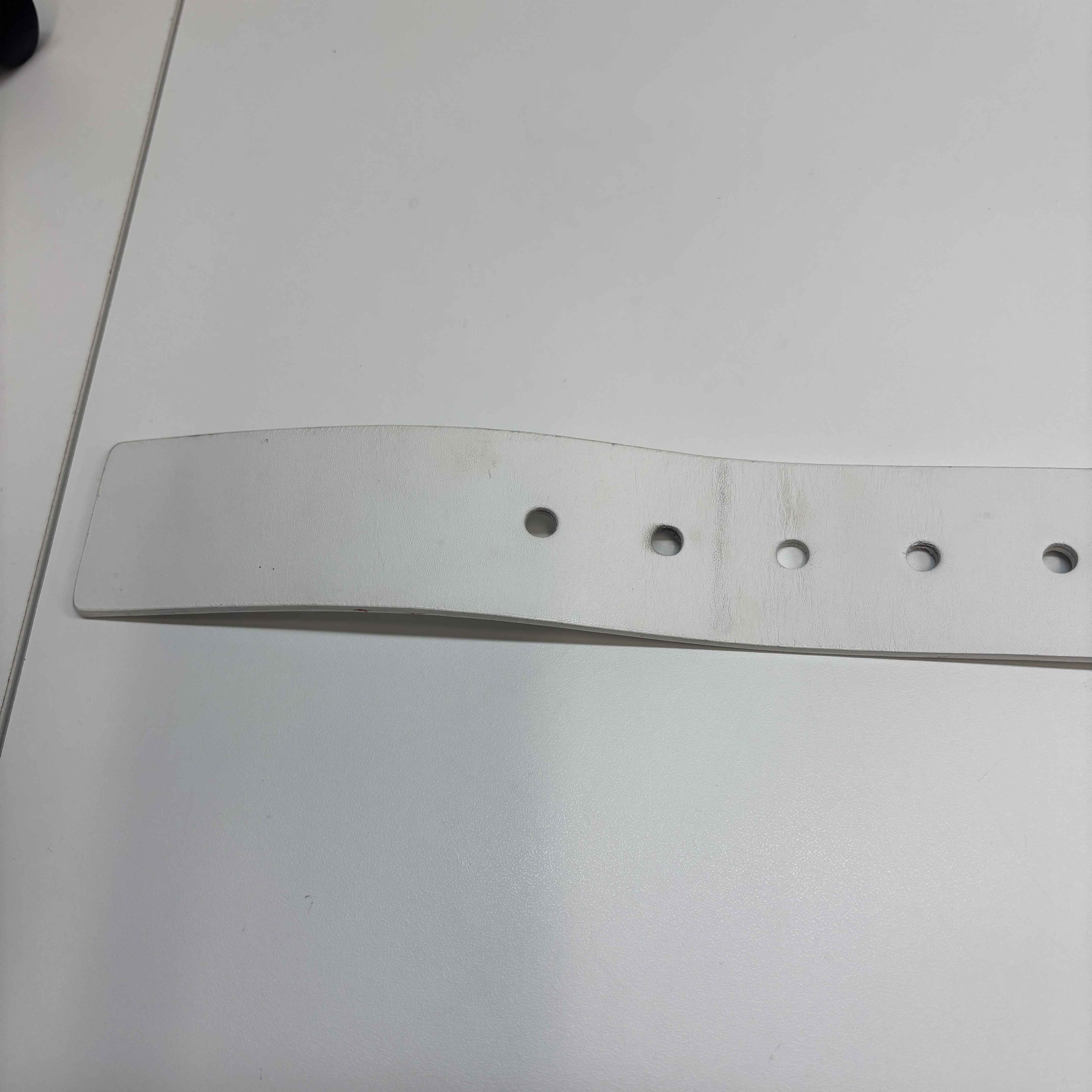 Women's Vintage Chain Detail Belt White Size 85CM / UK 10 - Image 10