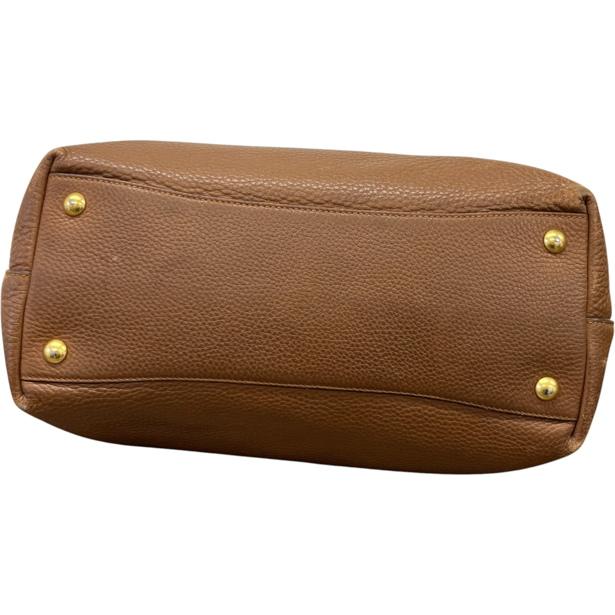 Women's Vitello Daino Bag Brown - Image 10