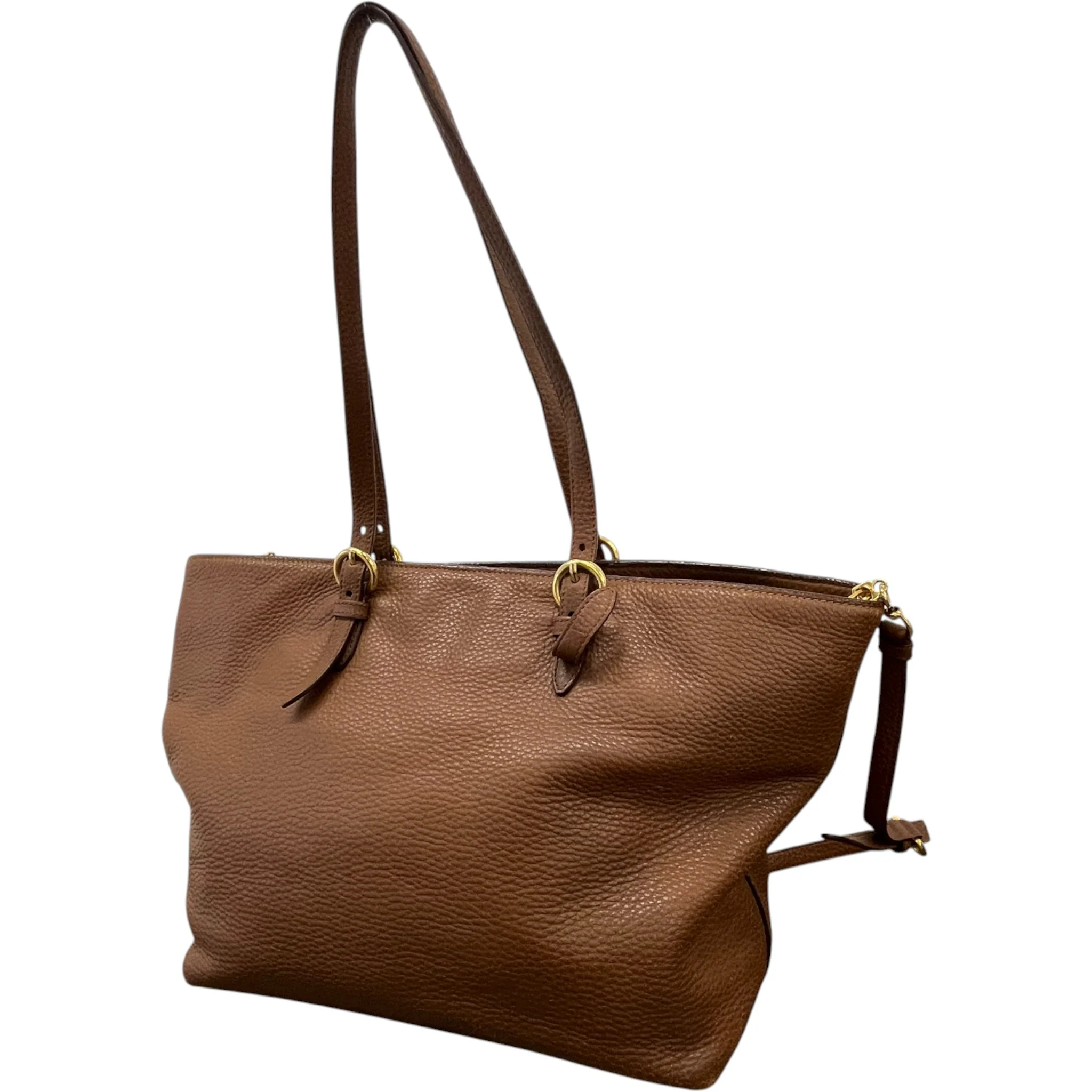 Women's Vitello Daino Bag Brown - Image 8