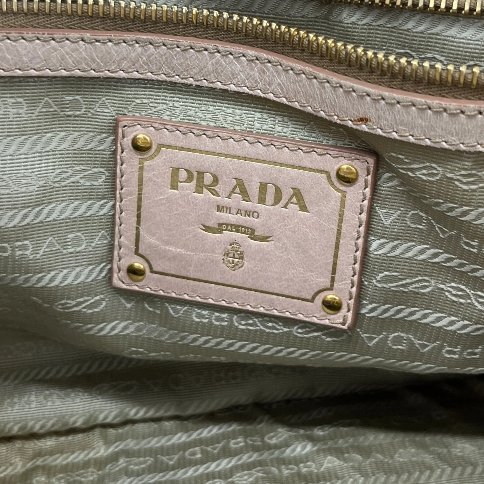 Women's Vitello Shine Bag Beige - Image 13