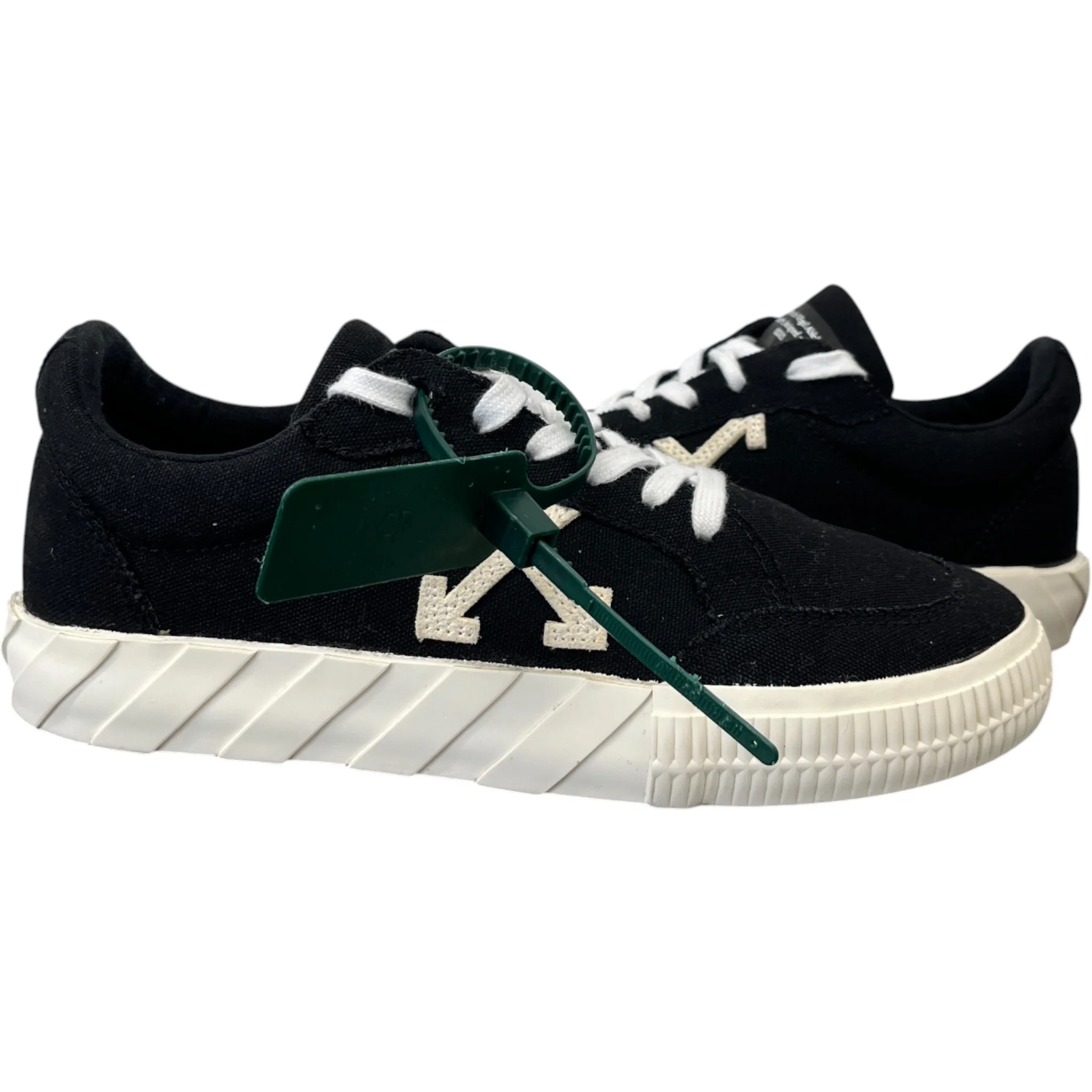 Women's Vulcanised Low Trainers Black Size EU 37 / UK 4 - Image 3