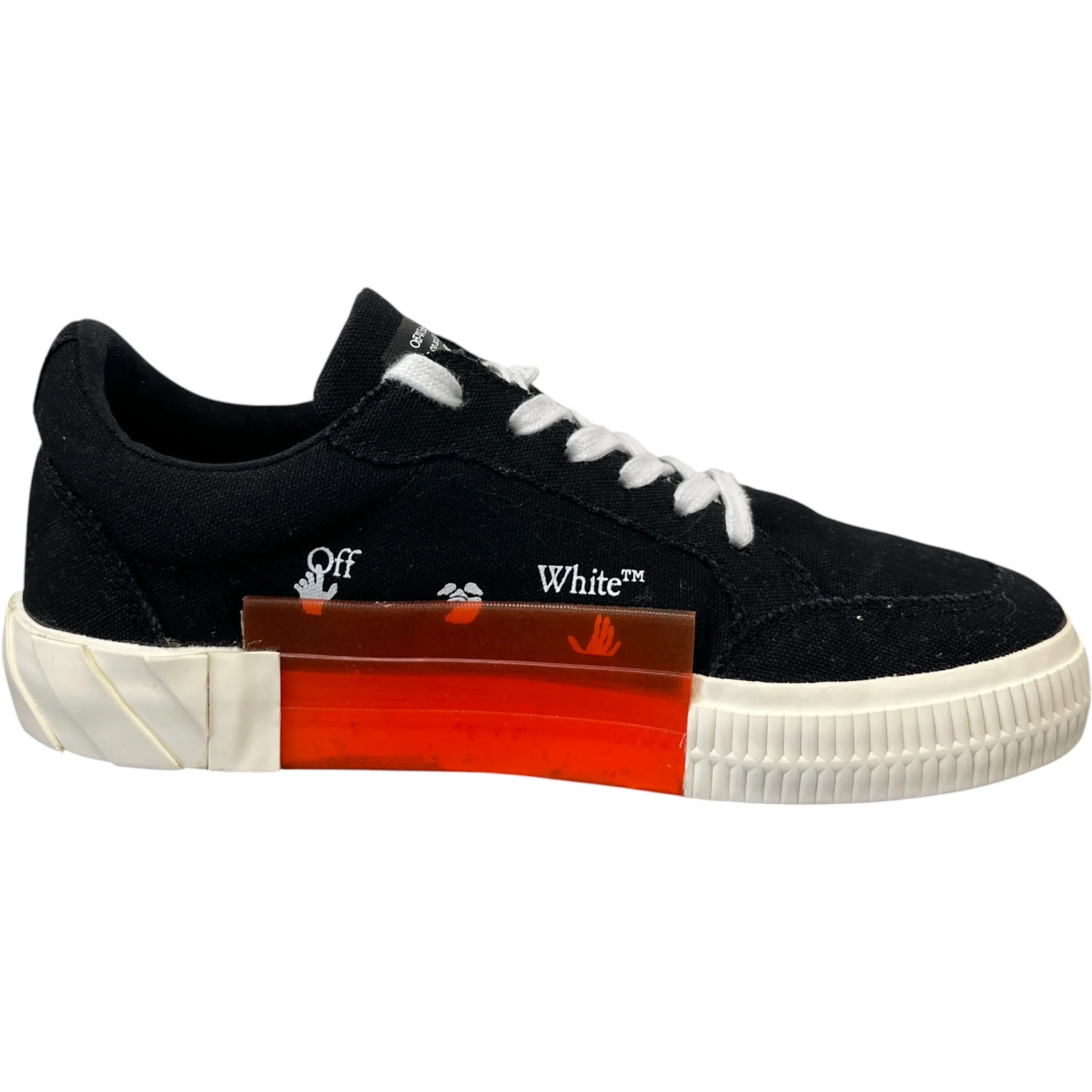 Women's Vulcanised Low Trainers Black Size EU 37 / UK 4 - Image 4