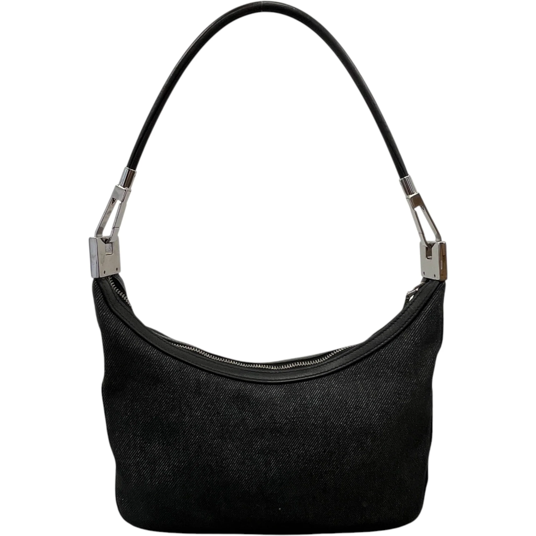 Women's Web Stripe Shoulder Bag Navy - Image 3